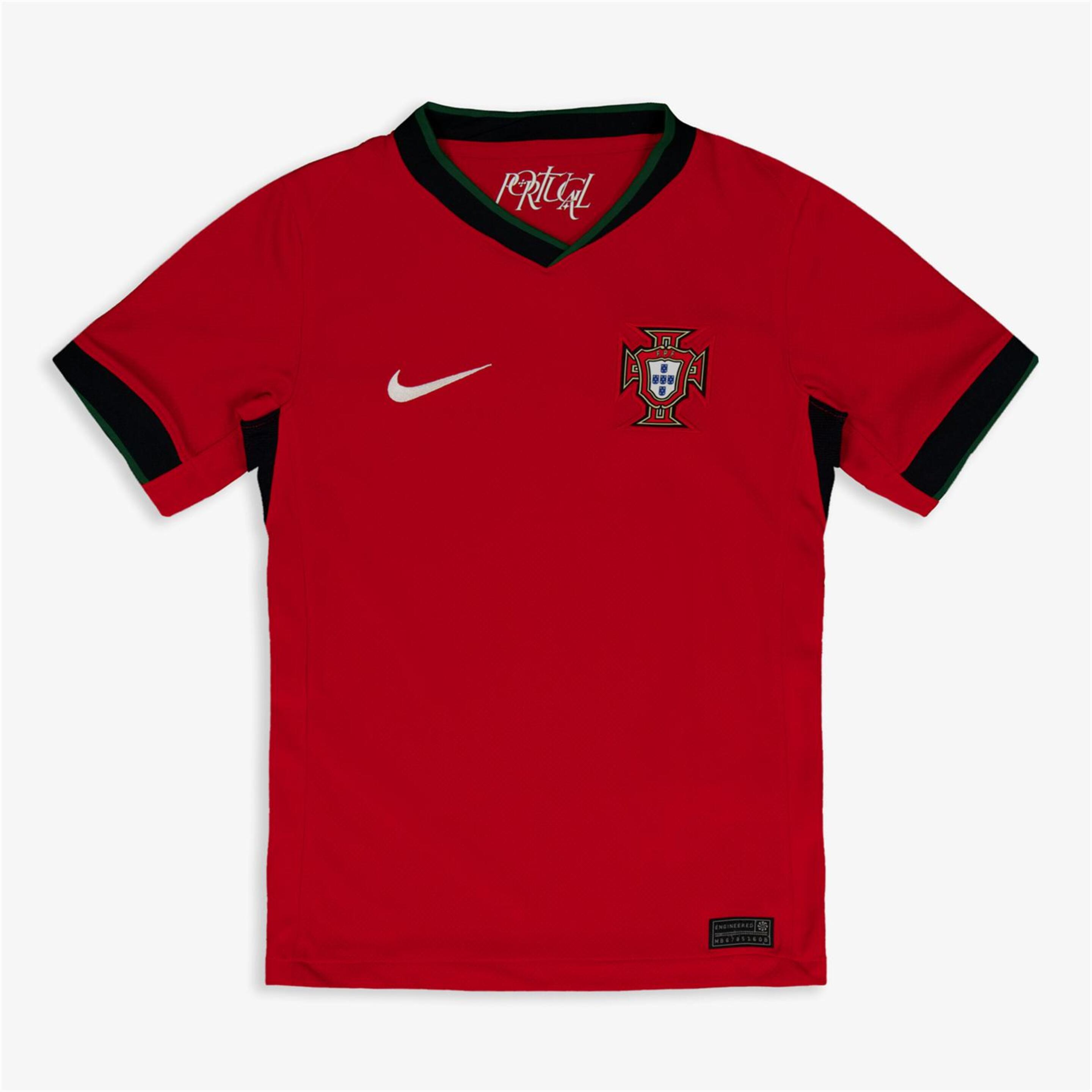 Camiseta Portugal 1ª Equip. - rojo - Camiseta Fútbol Niños