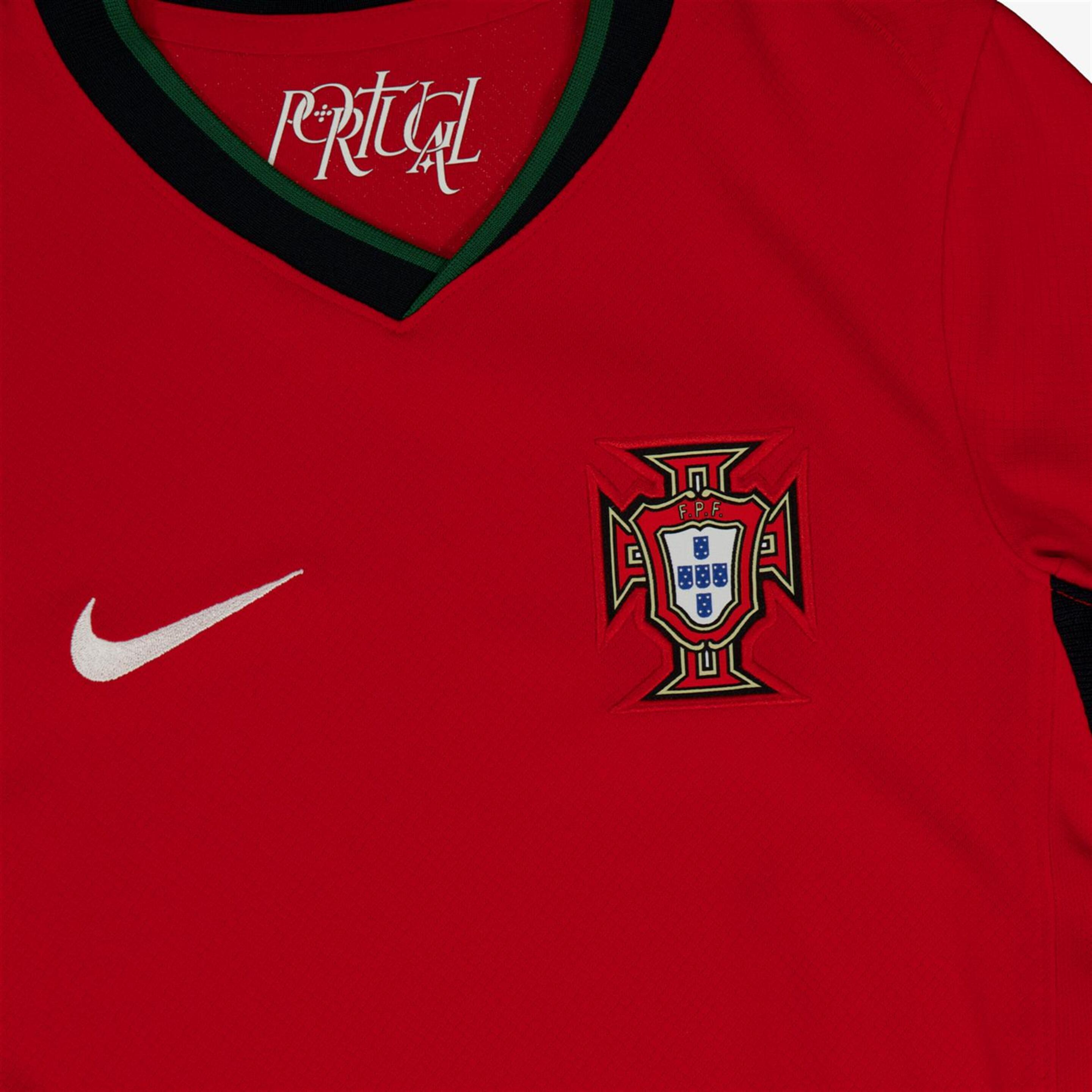 Camiseta Portugal 1ª Equip.  - Rojo - Camiseta Fútbol Niños