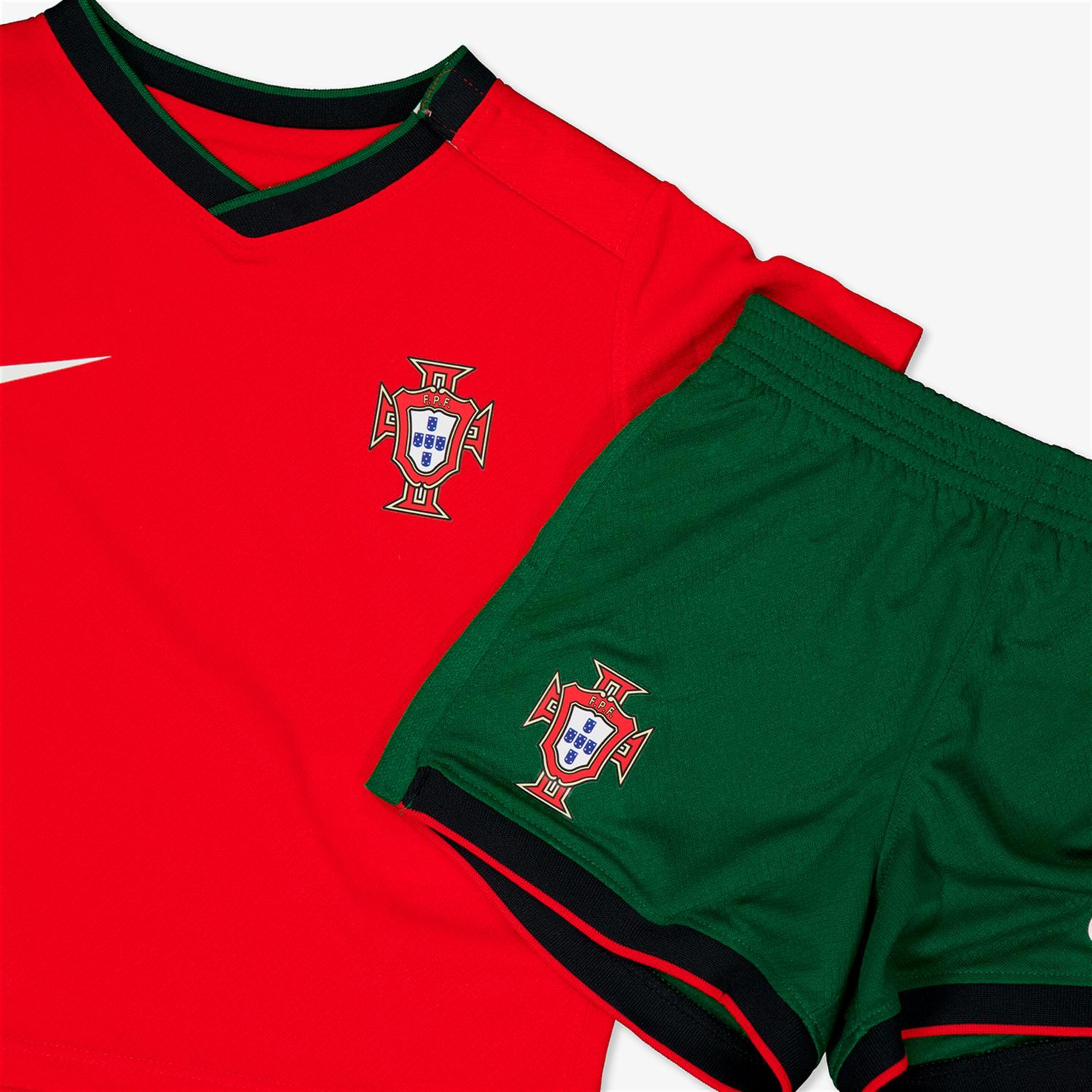 1ª Equipación Portugal - Rojo - Conjunto Fútbol Bebé