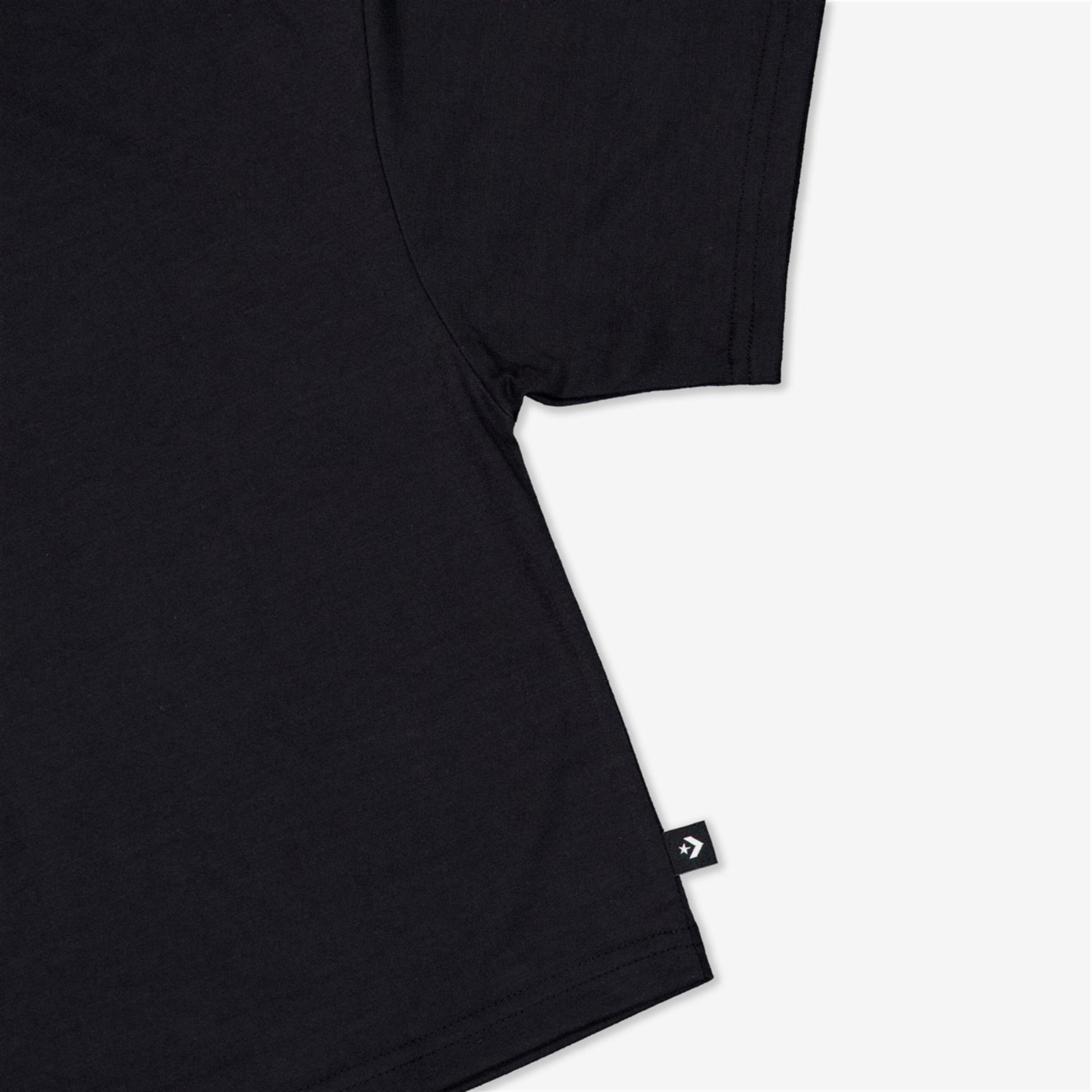 Camiseta Converse - Negro - Camiseta Boxy Niña