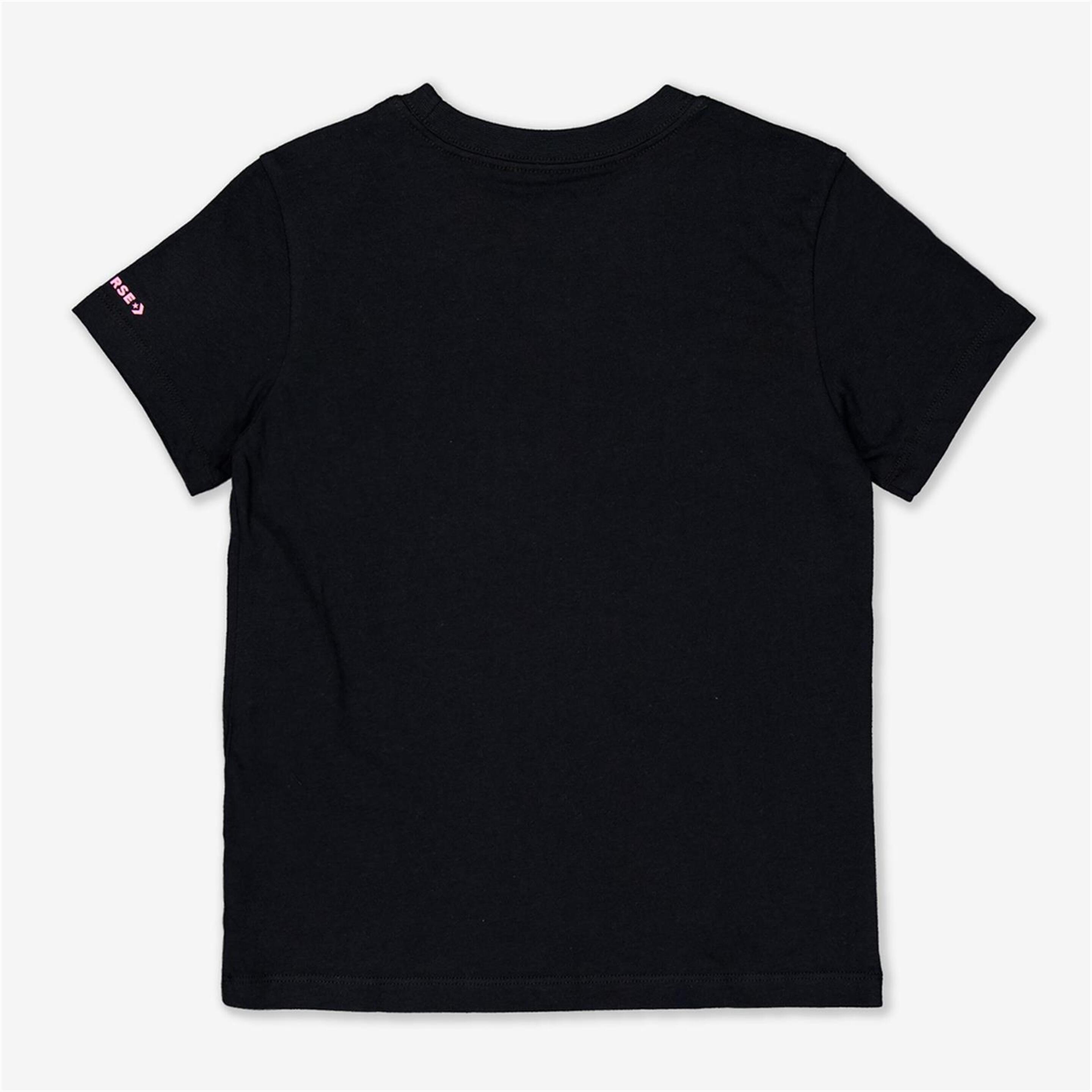 Camiseta Converse - Negro - Camiseta Niña