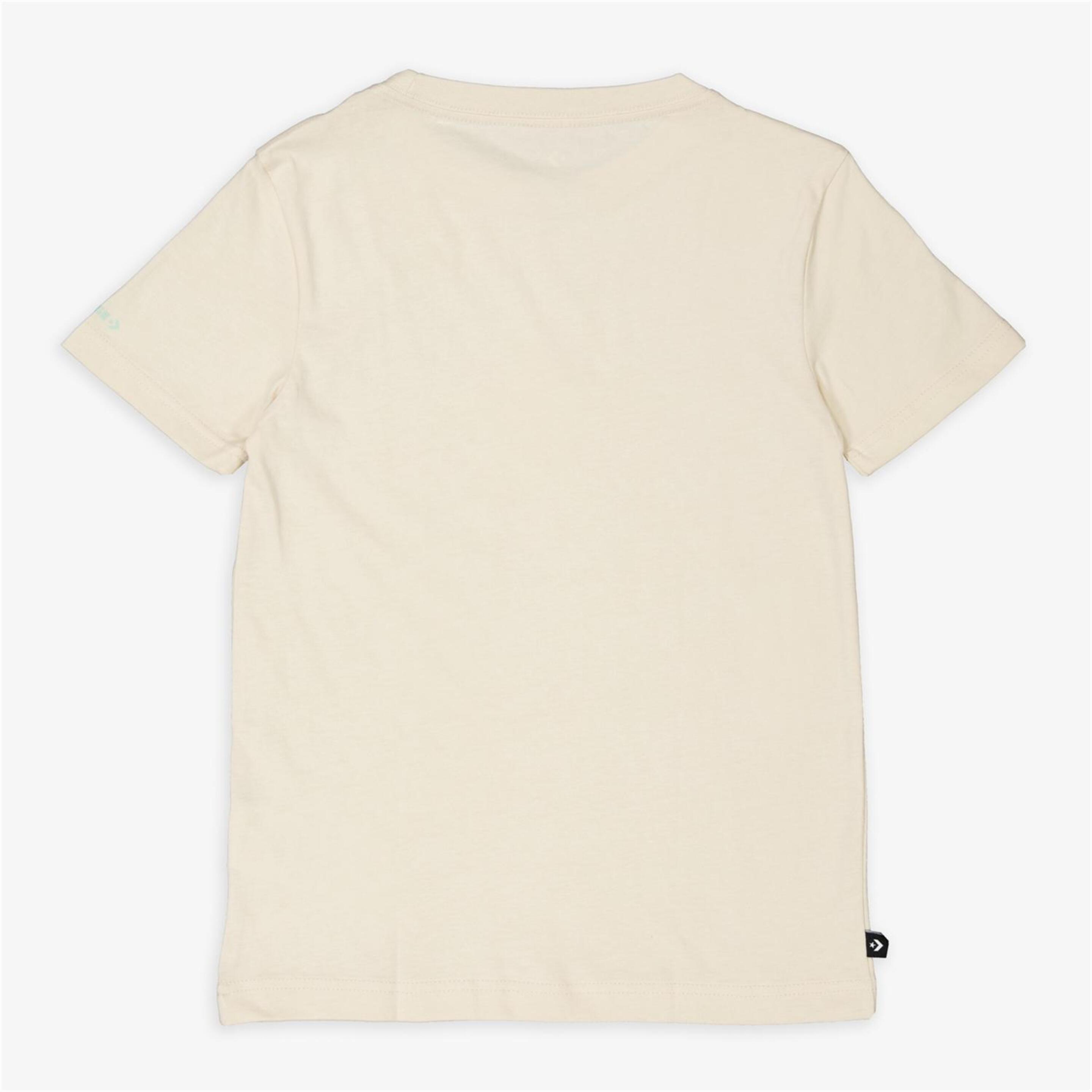 Camiseta Converse - Beige - Camiseta Niño
