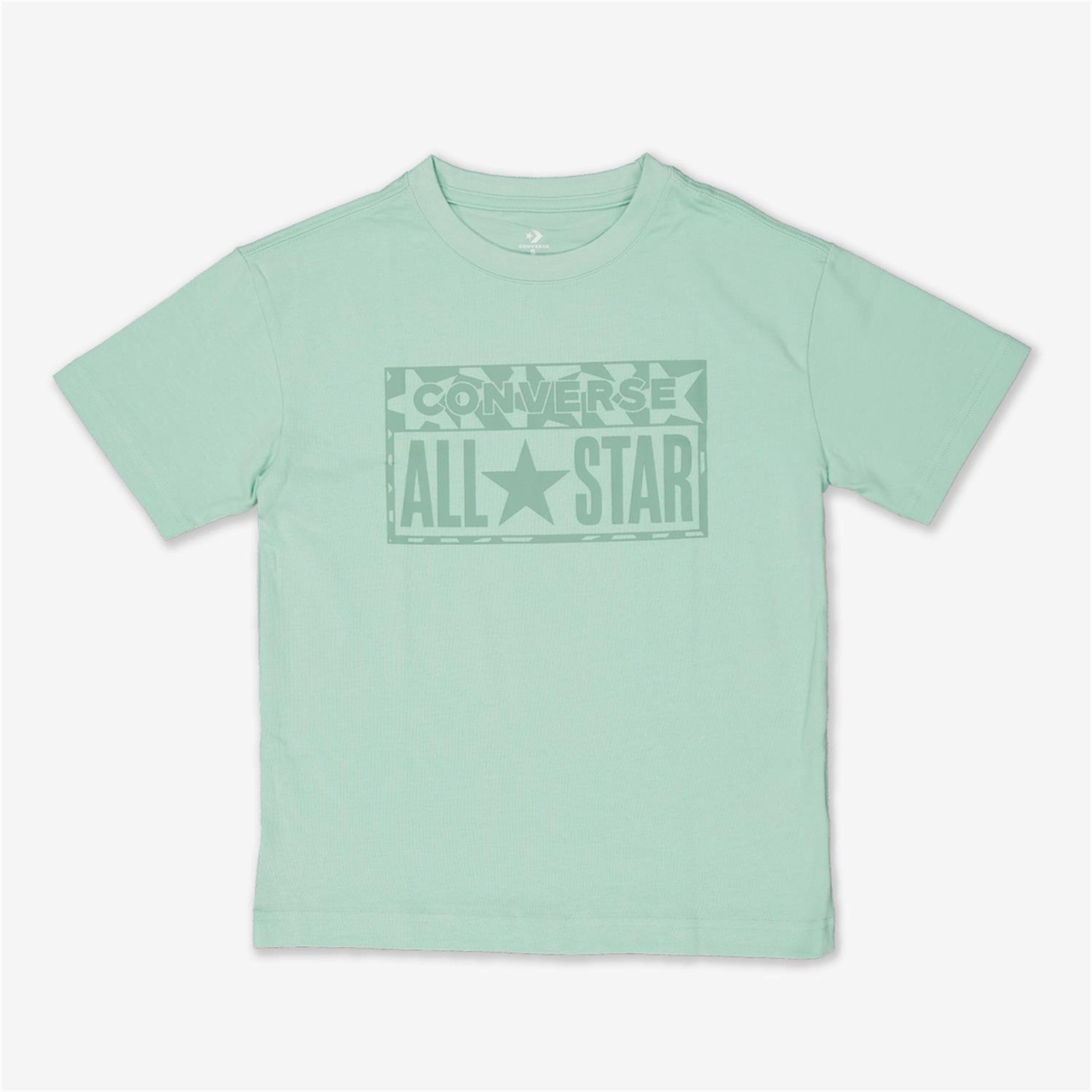 Camiseta Converse - verde - Camiseta Niño