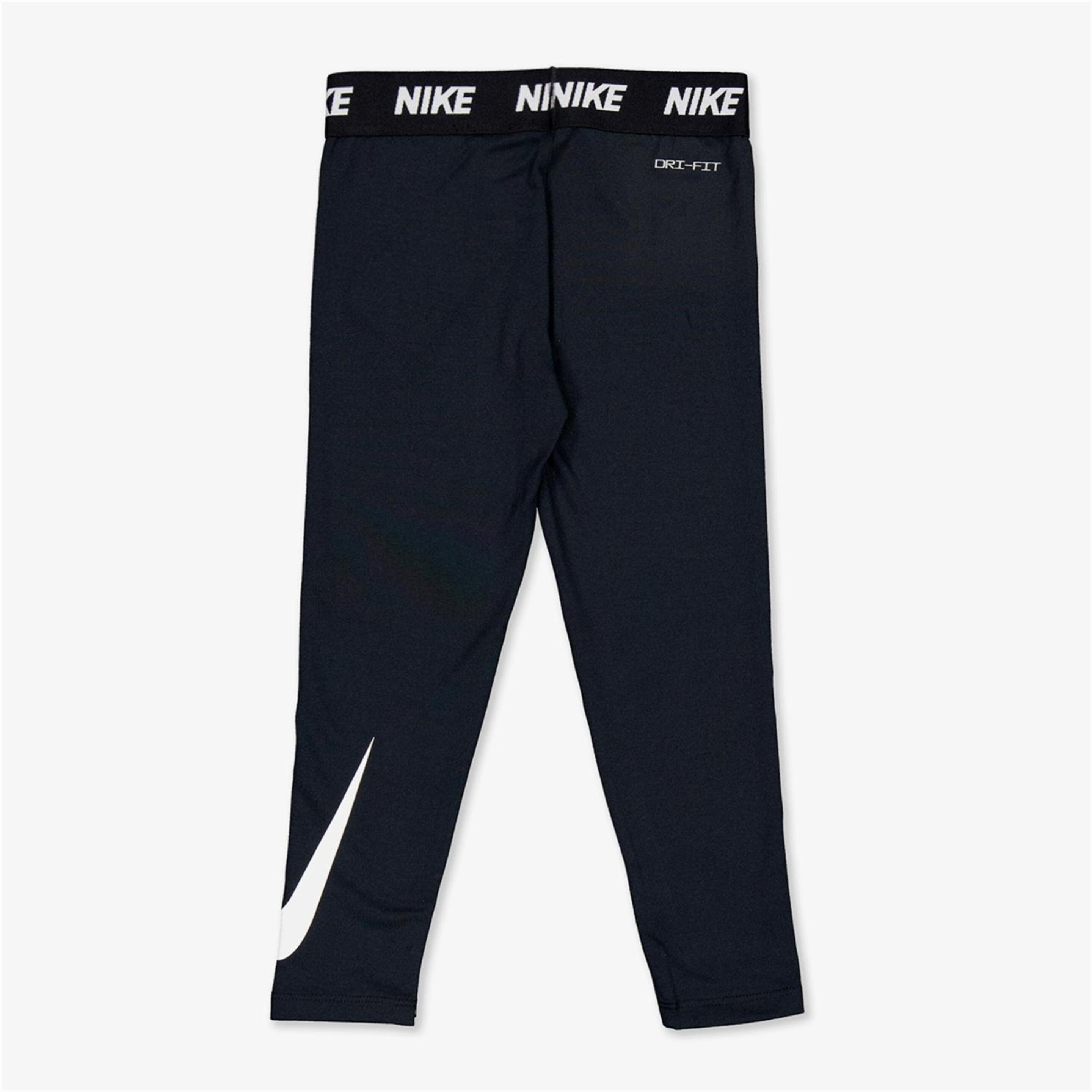 Mallas Nike - Negro - Leggings Niña