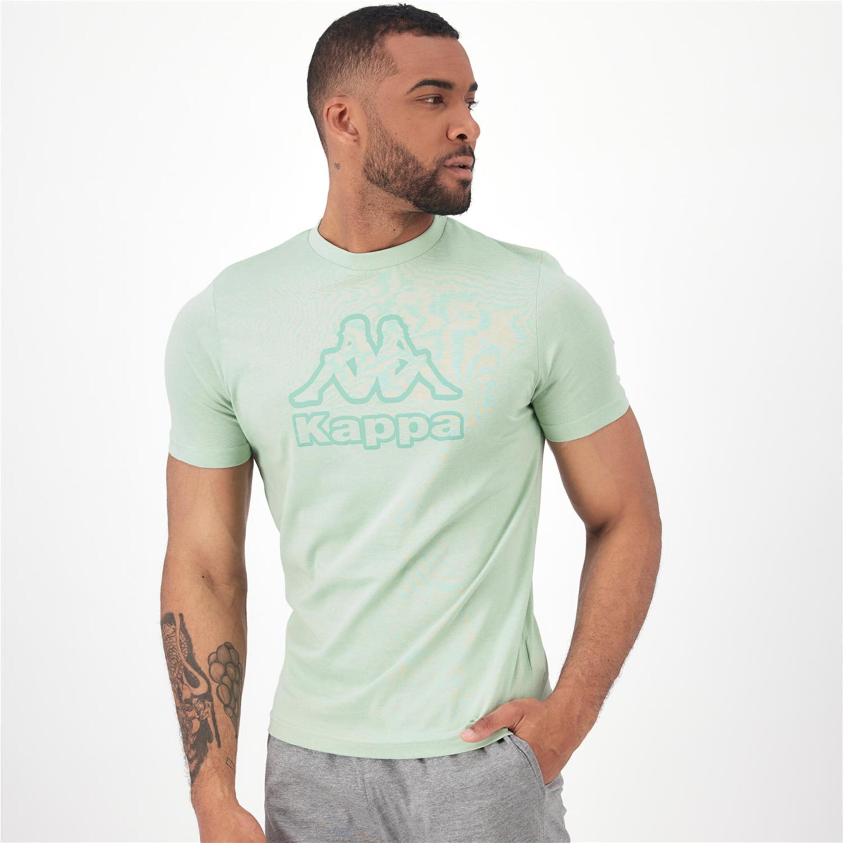 Kappa Cremy - verde - T-shirt Homem