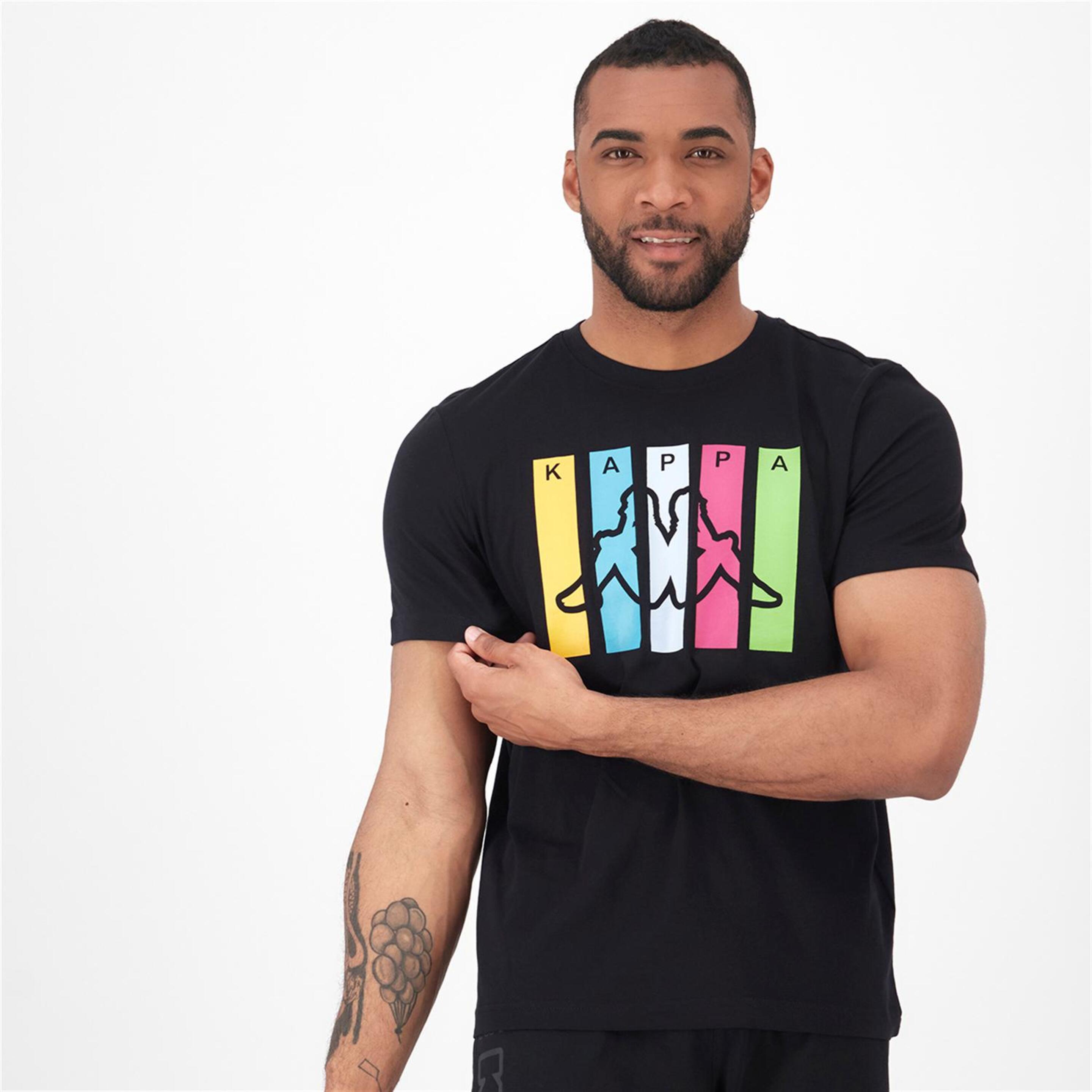 Kappa Funior - negro - T-shirt Homem