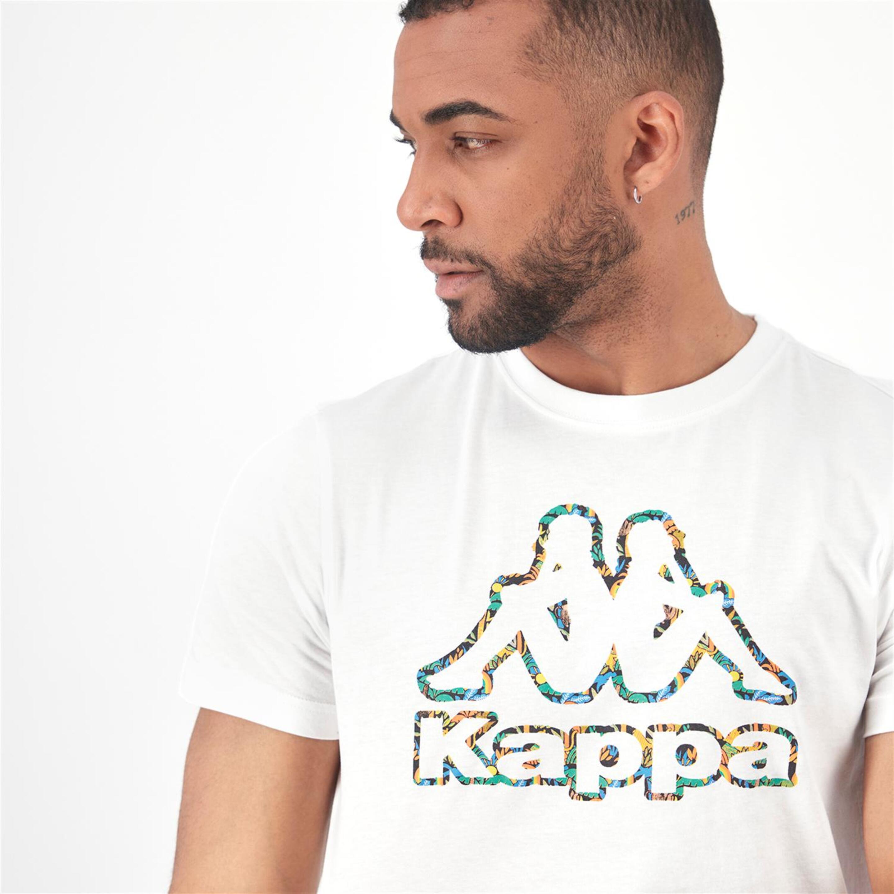 Kappa Fario - Blanco - Camiseta Hombre