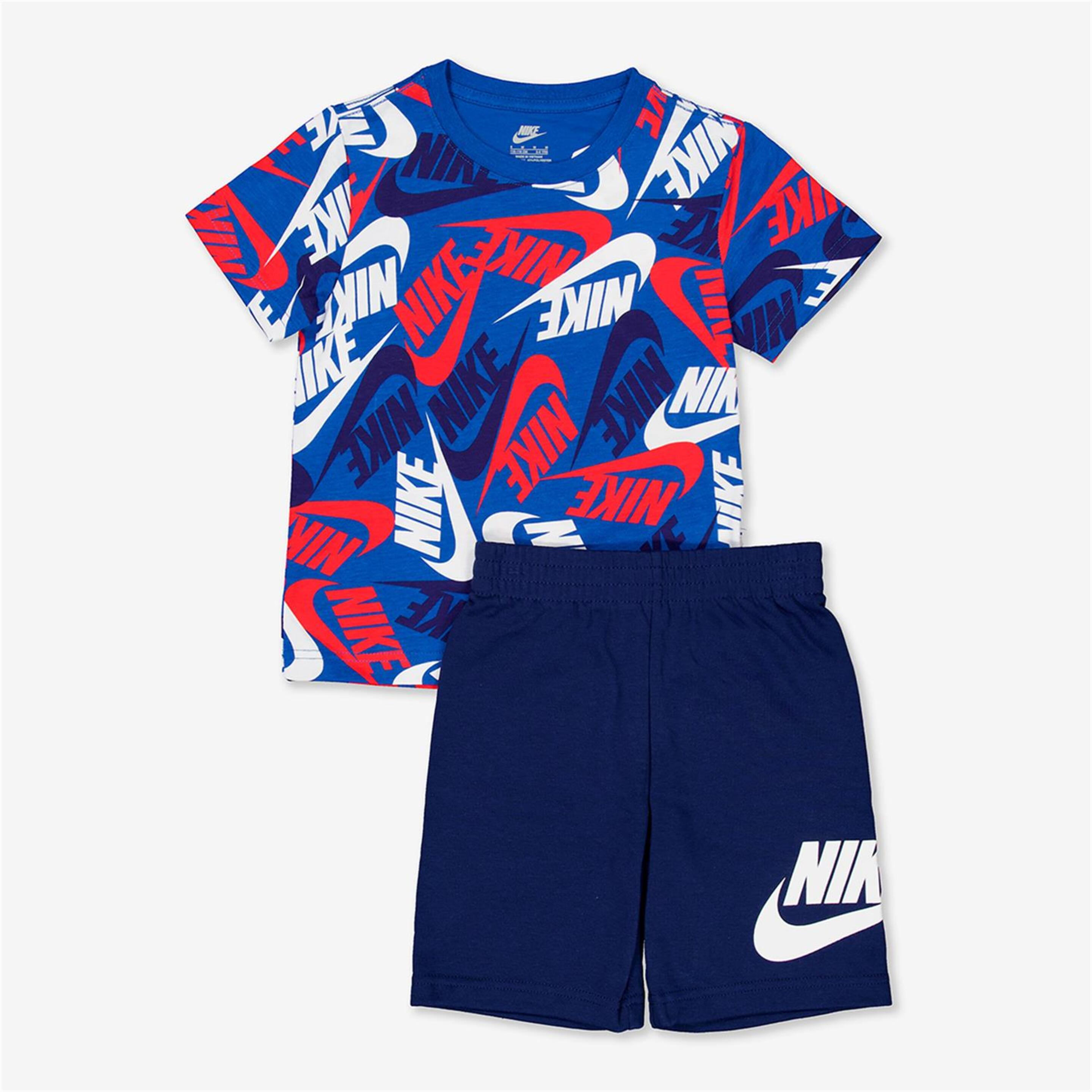 Conjunto Nike - azul - Conjunto Niño