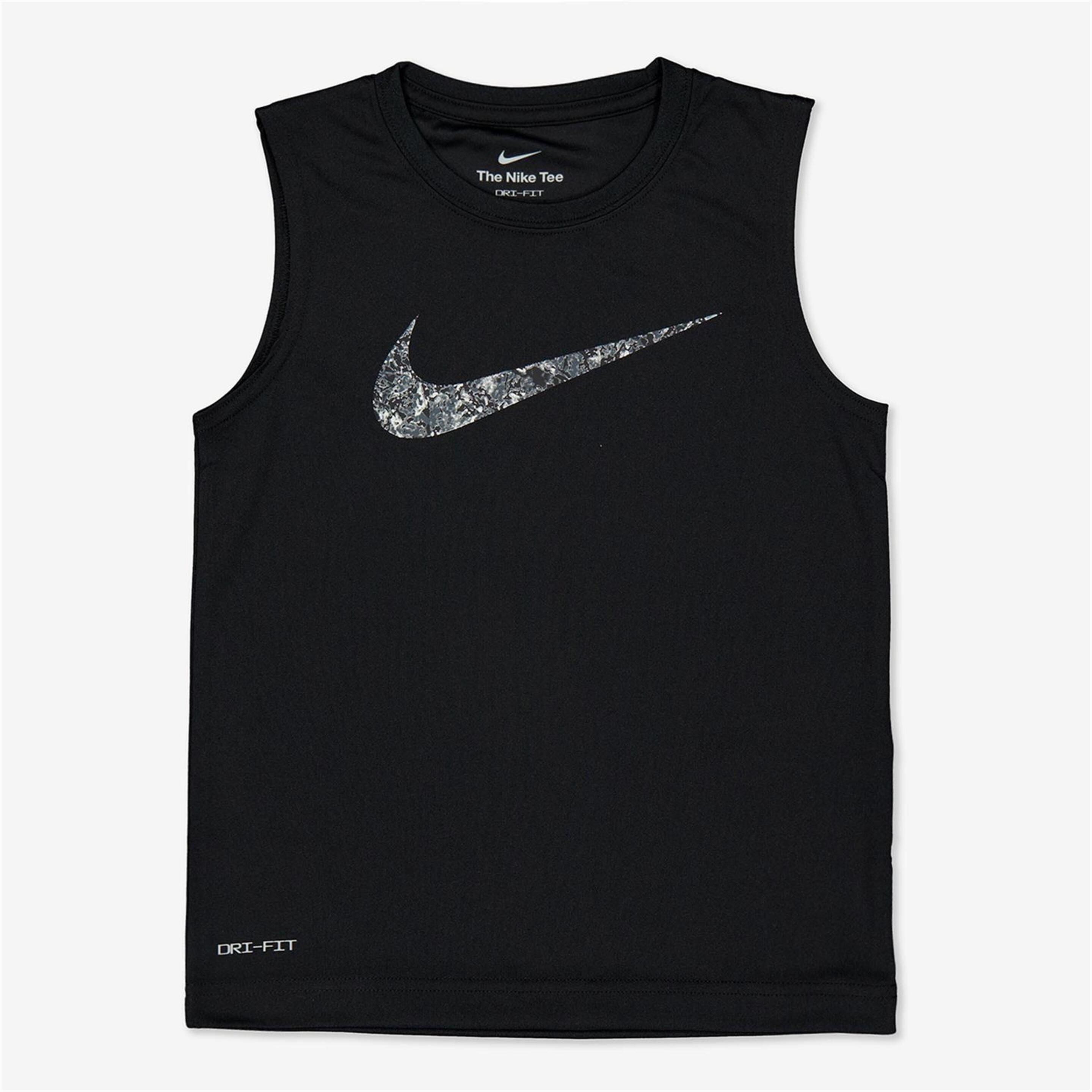 Camisola Nike - negro - Camisola Sem Mangas Menino