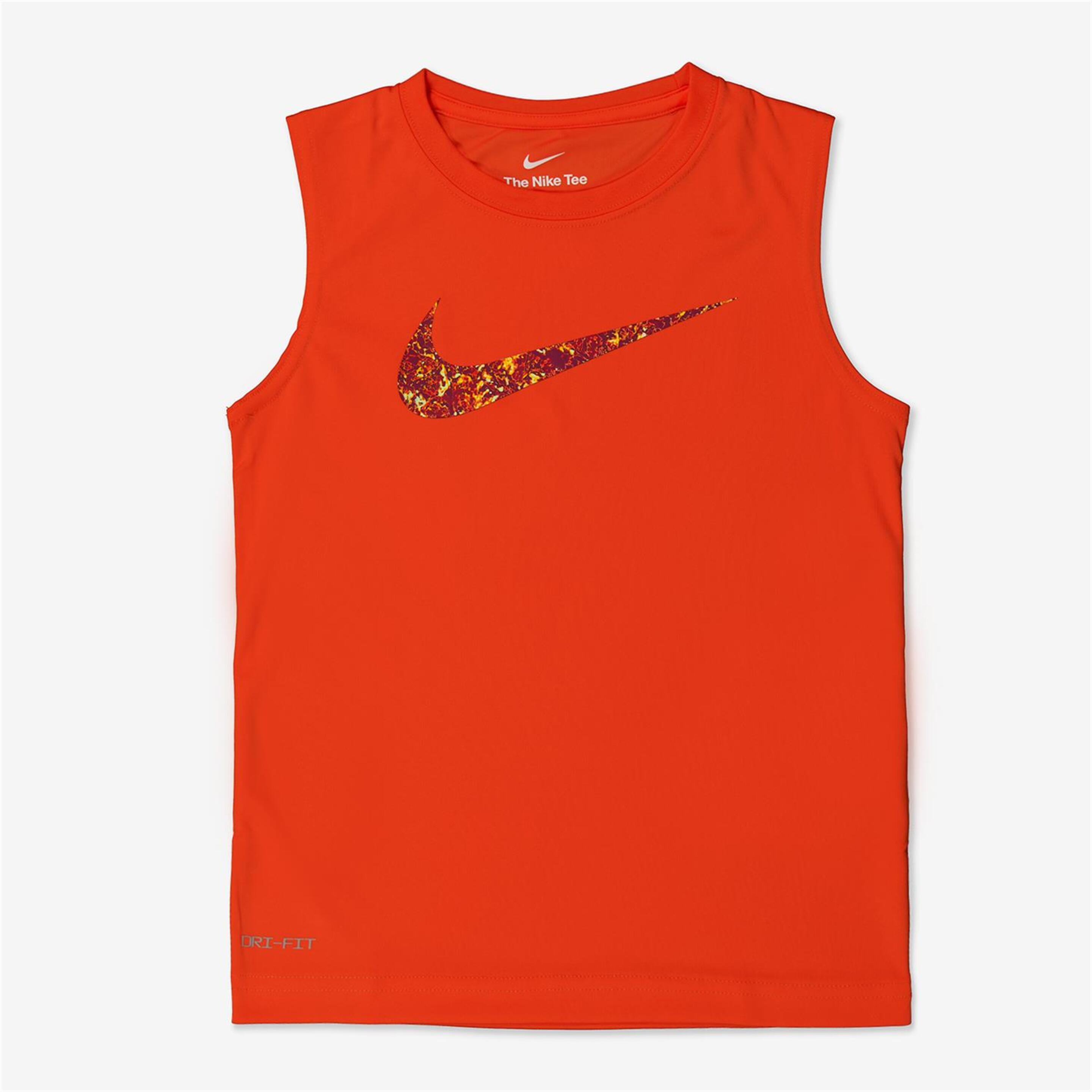 Camisola Nike - naranja - Camisola Sem Mangas Menino