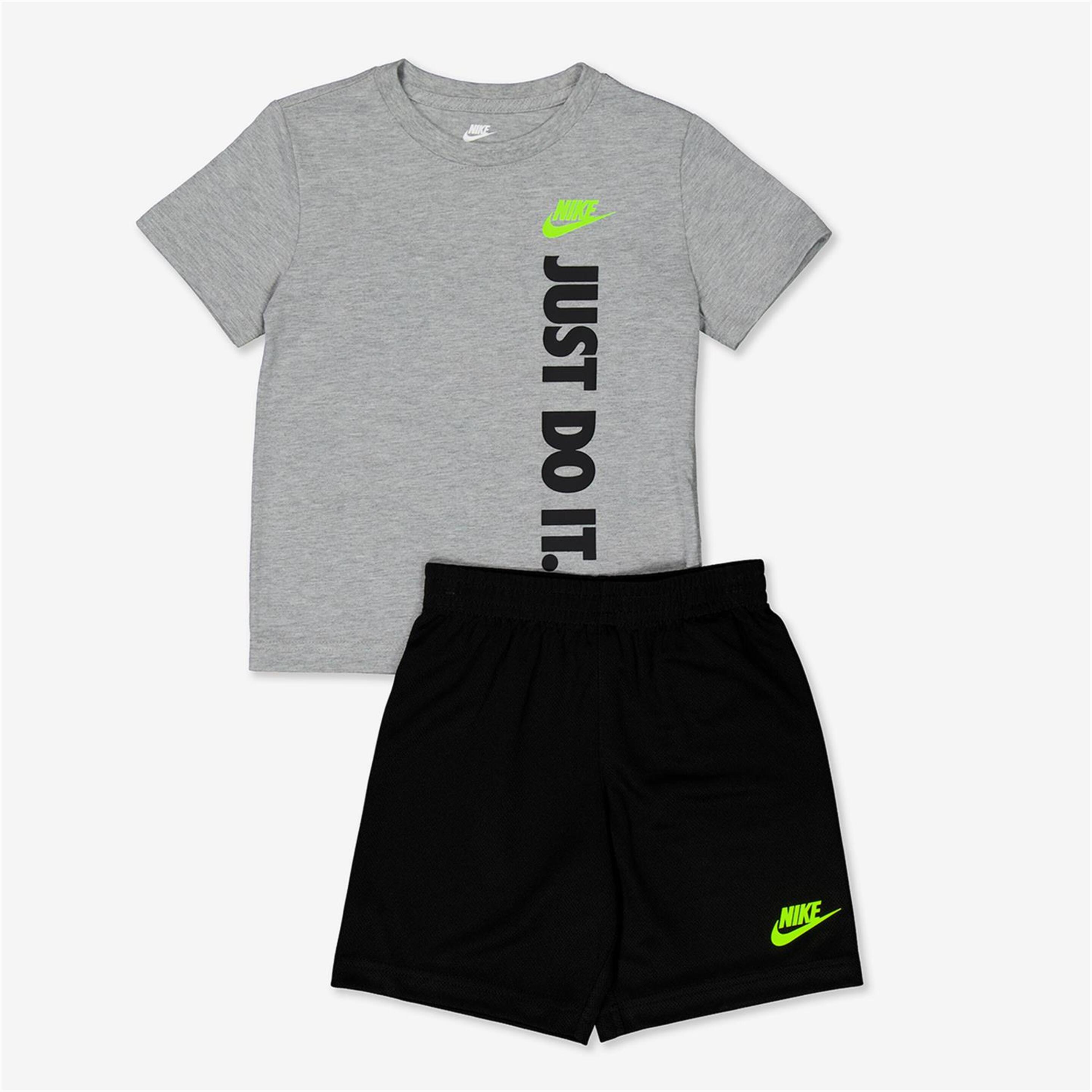 Conjunto Nike - negro - Conjunto Deportivo Niño