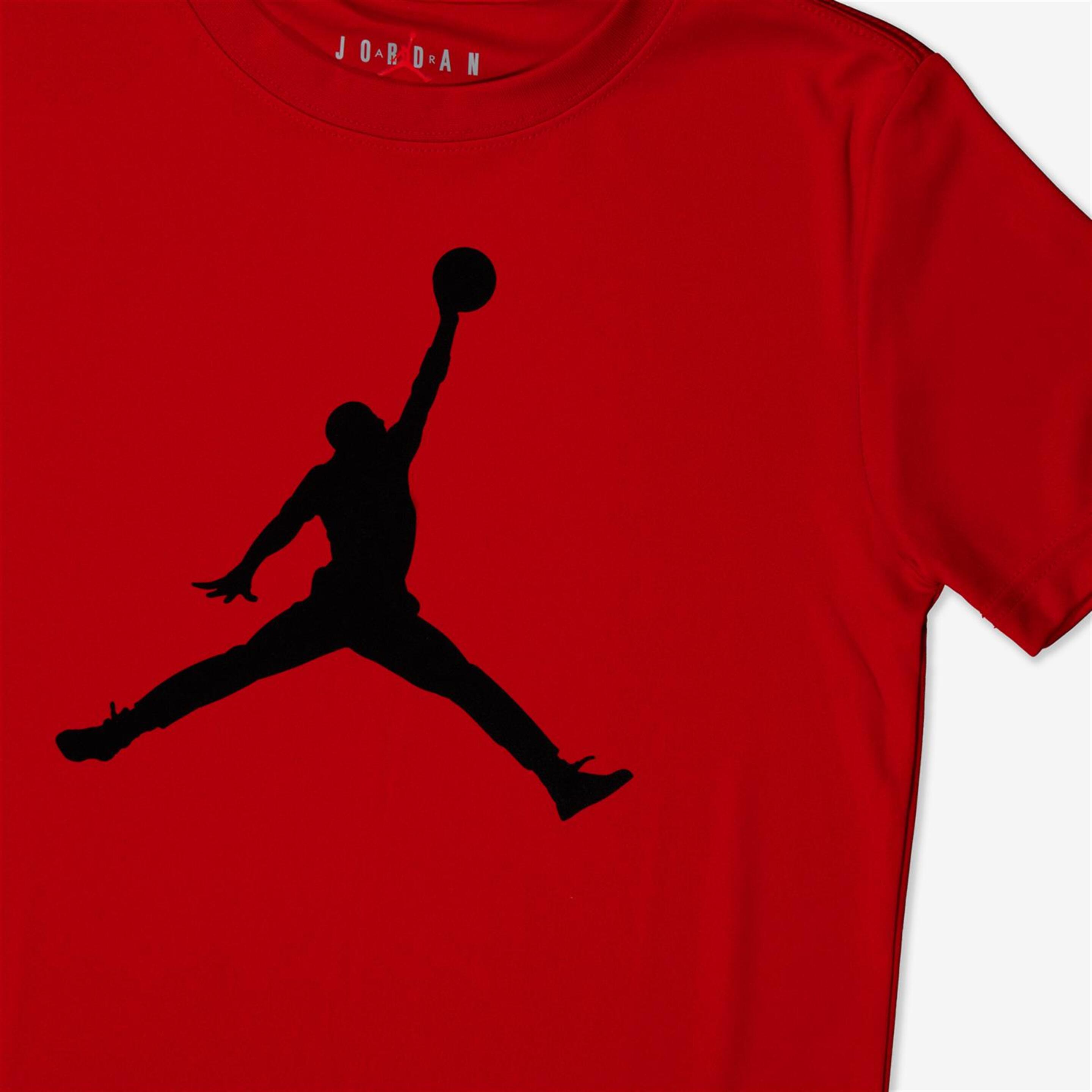 Camiseta Jordan - Rojo - Camiseta Niño
