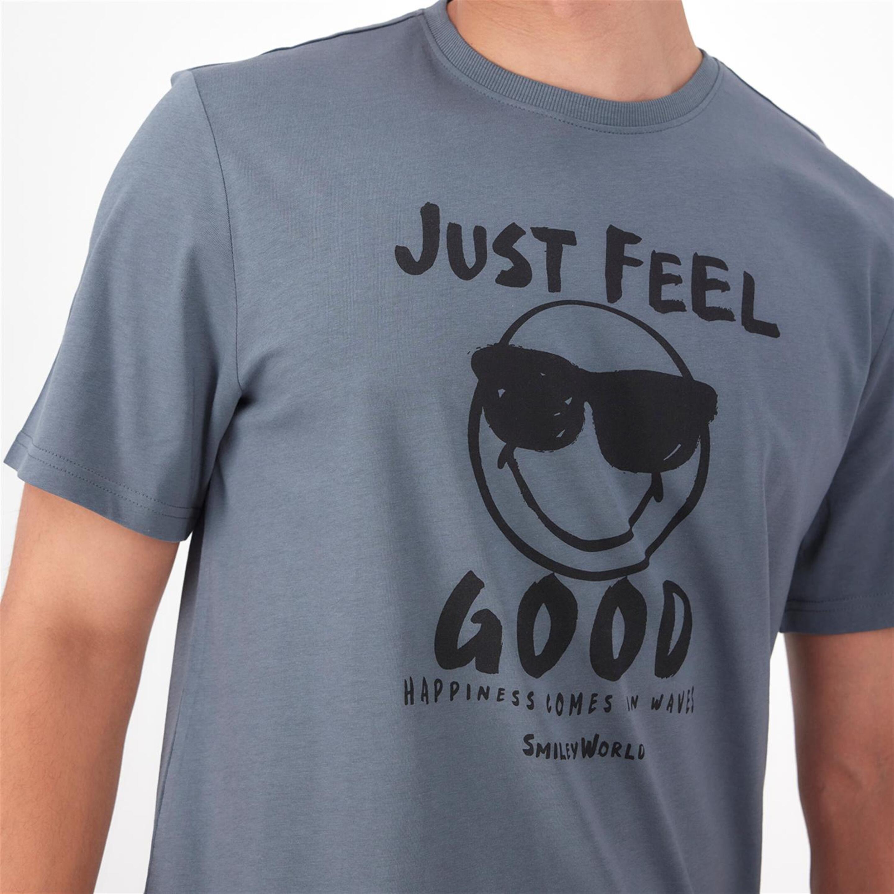 Camiseta SmileyWorld® - Gris - Camiseta Hombre