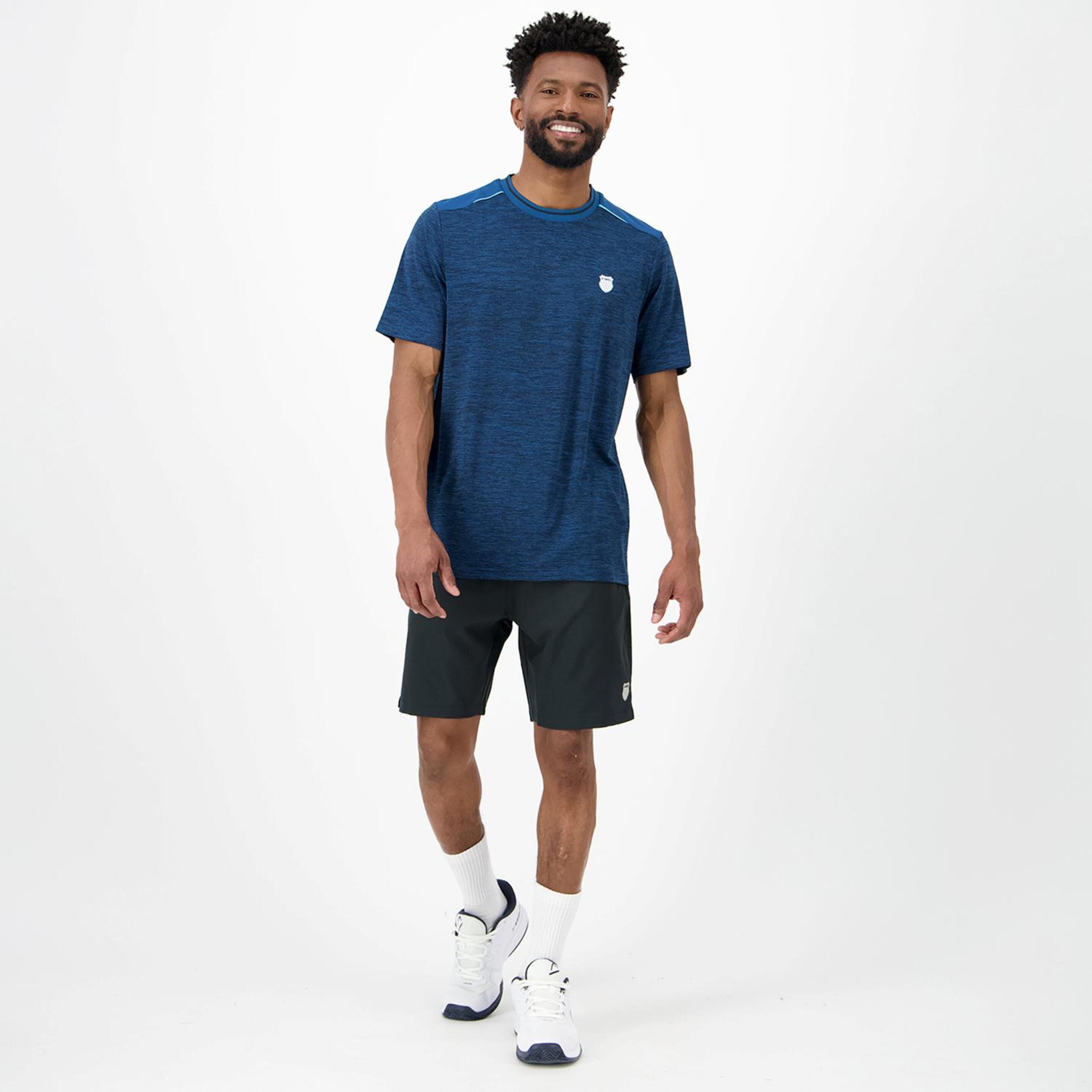 K-Swiss Hypercourt - Marino - Camiseta Tenis Hombre