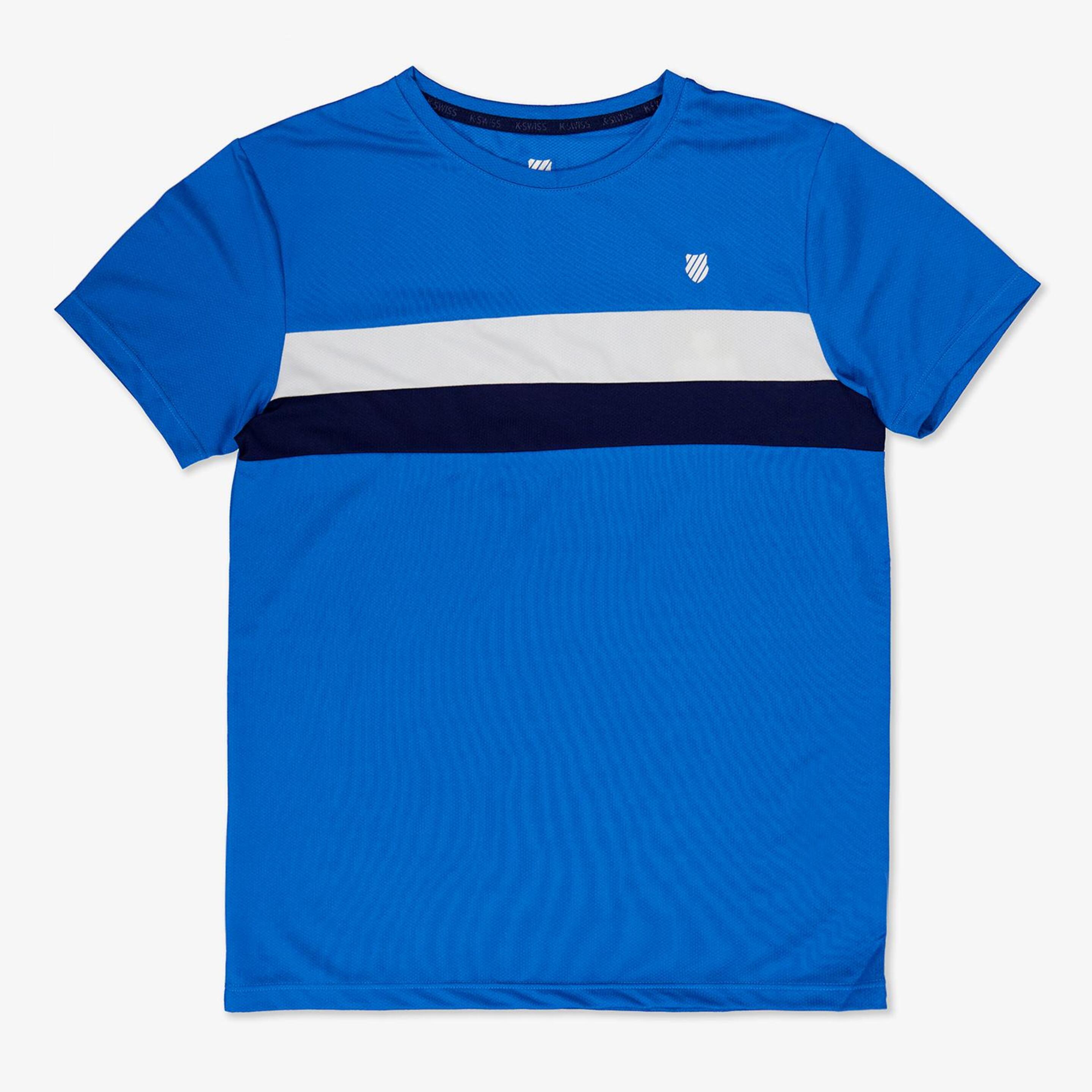 K-swiss Core Team - azul - Camiseta Tenis Niño
