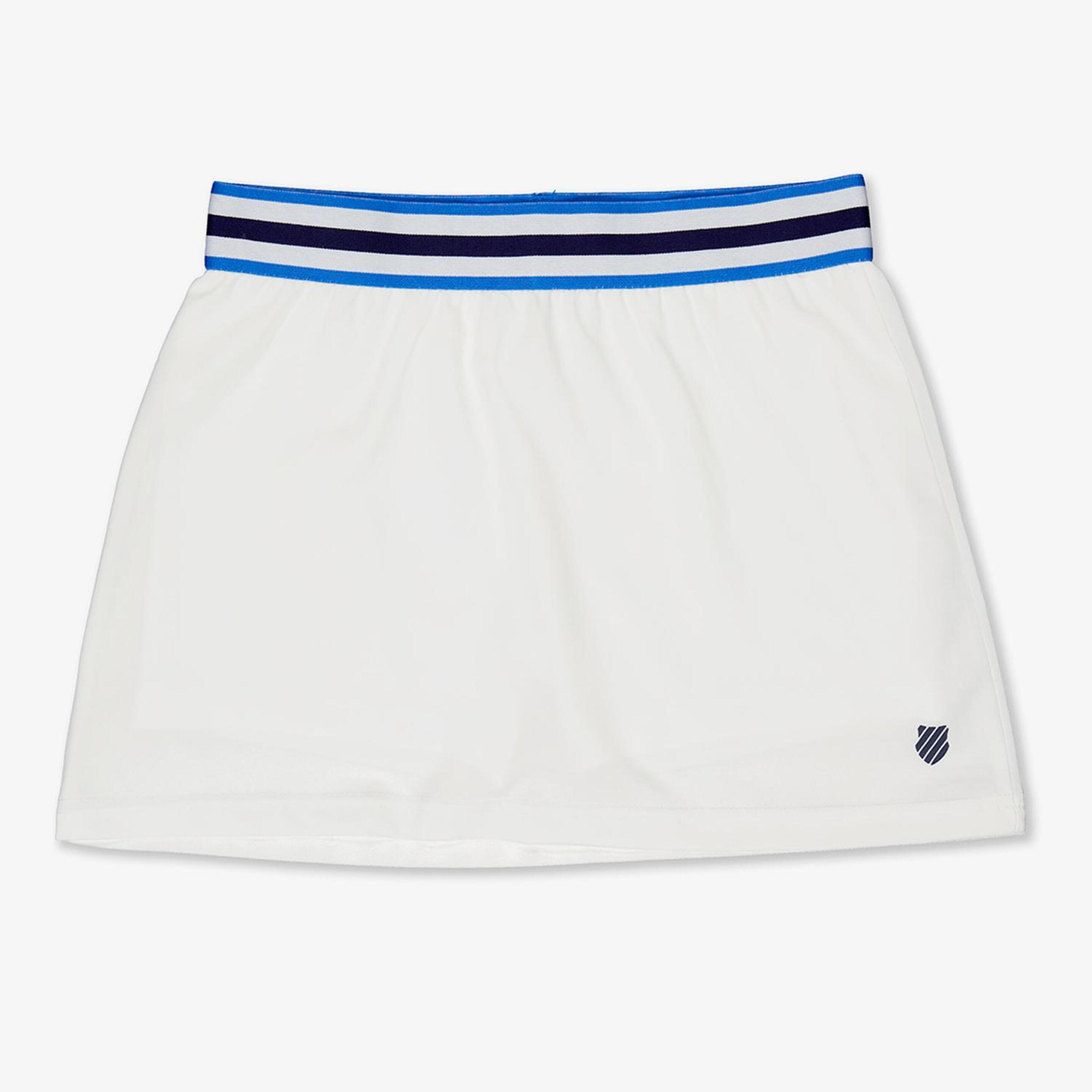 K-swiss Core Team - blanco - Falda Pantalón Tenis Niña