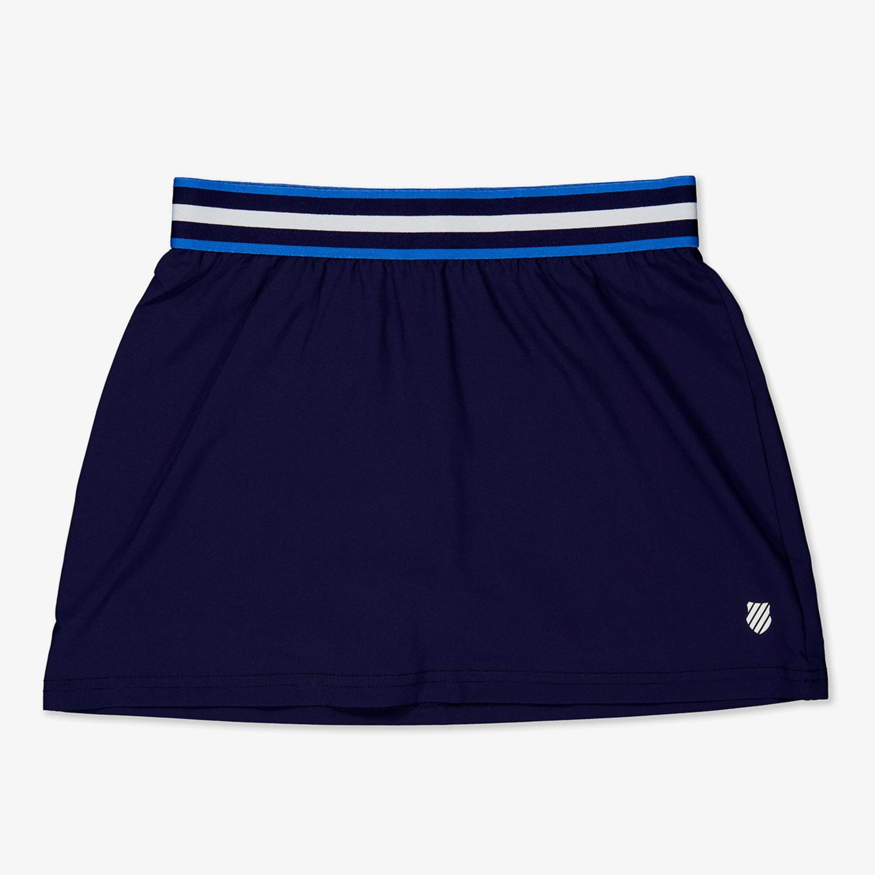 K-swiss Core Team - azul - Falda Pantalón Tenis Niña