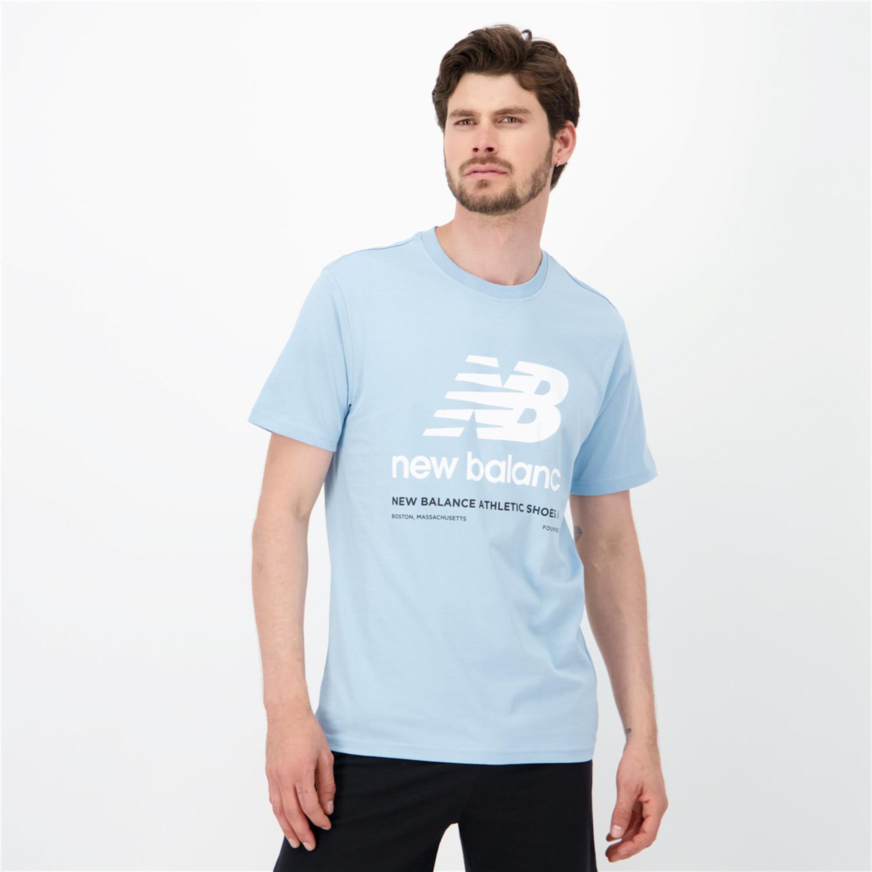 New Balance Athletic - azul - Camiseta Hombre