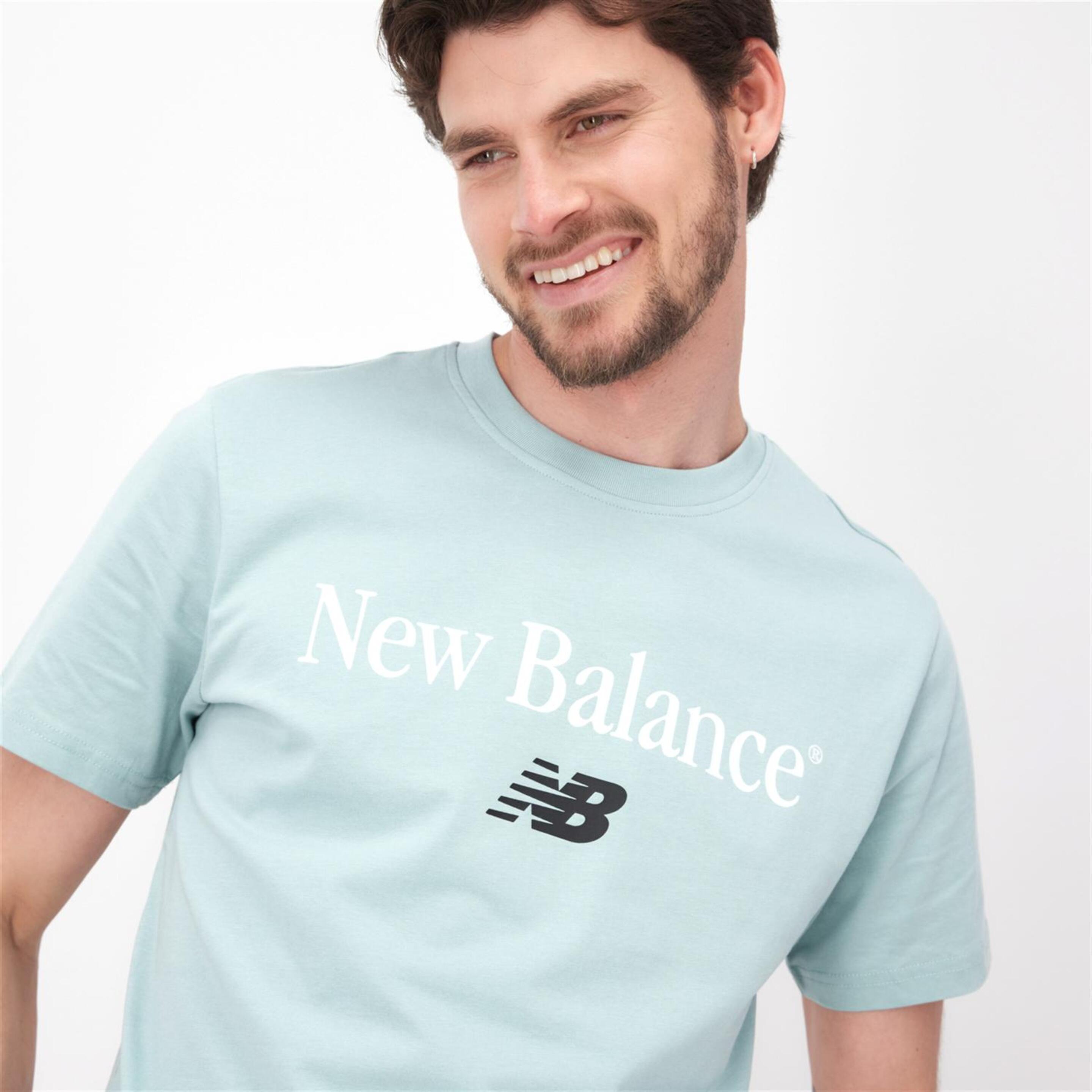 New Balance Vintage - Verde - Camiseta Hombre