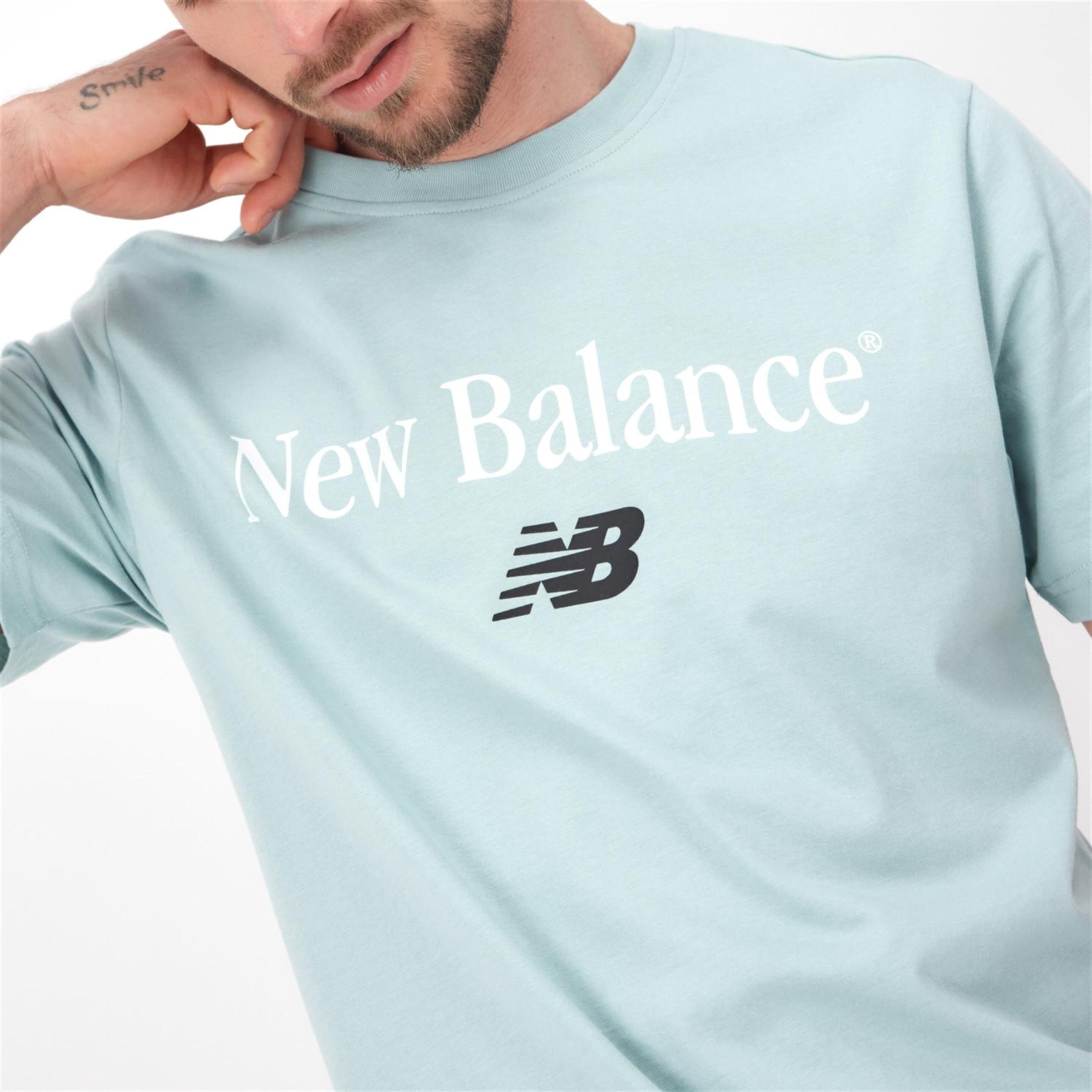 New Balance Vintage - Verde - Camiseta Hombre