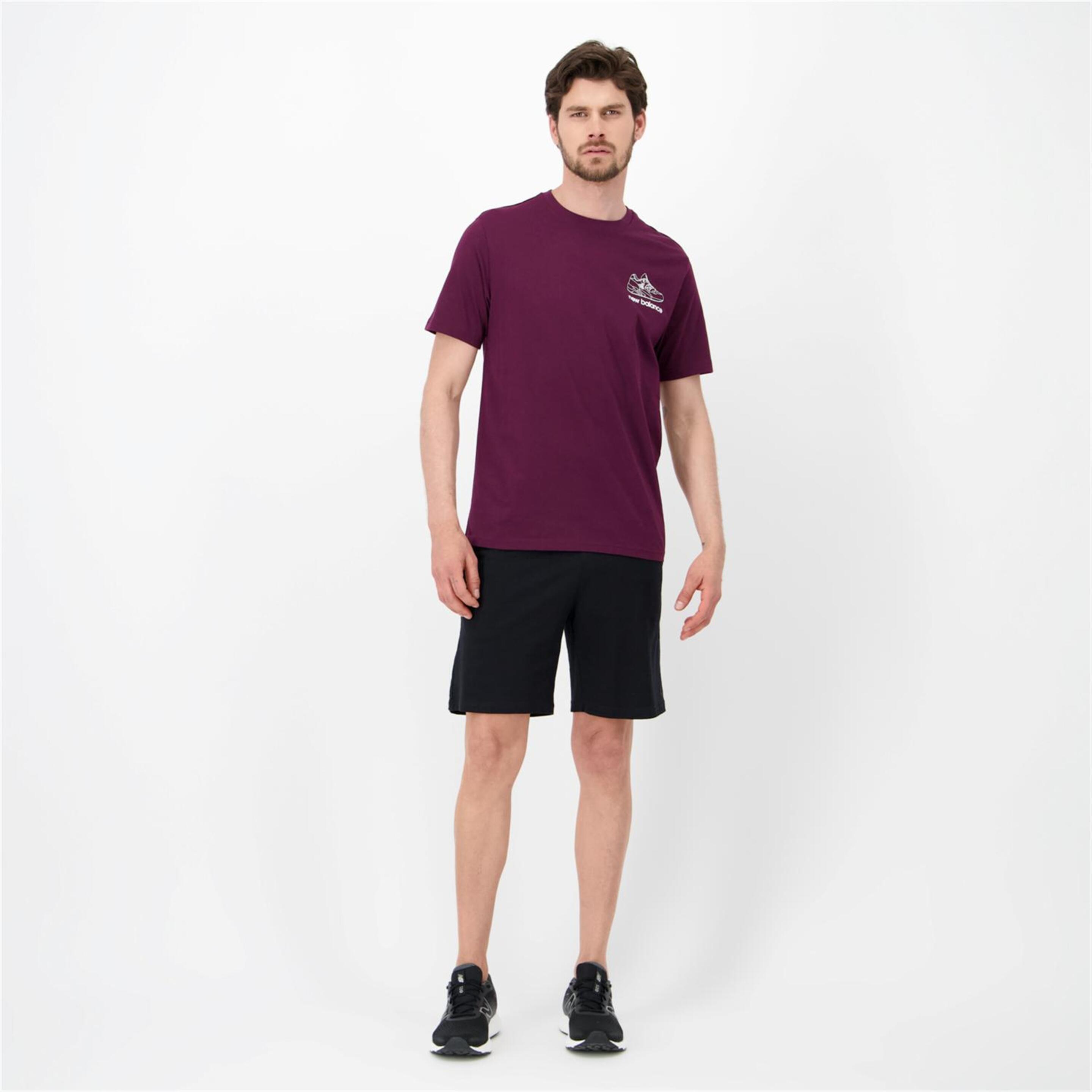 New Balance Sneaker - Rojo - Camiseta Hombre