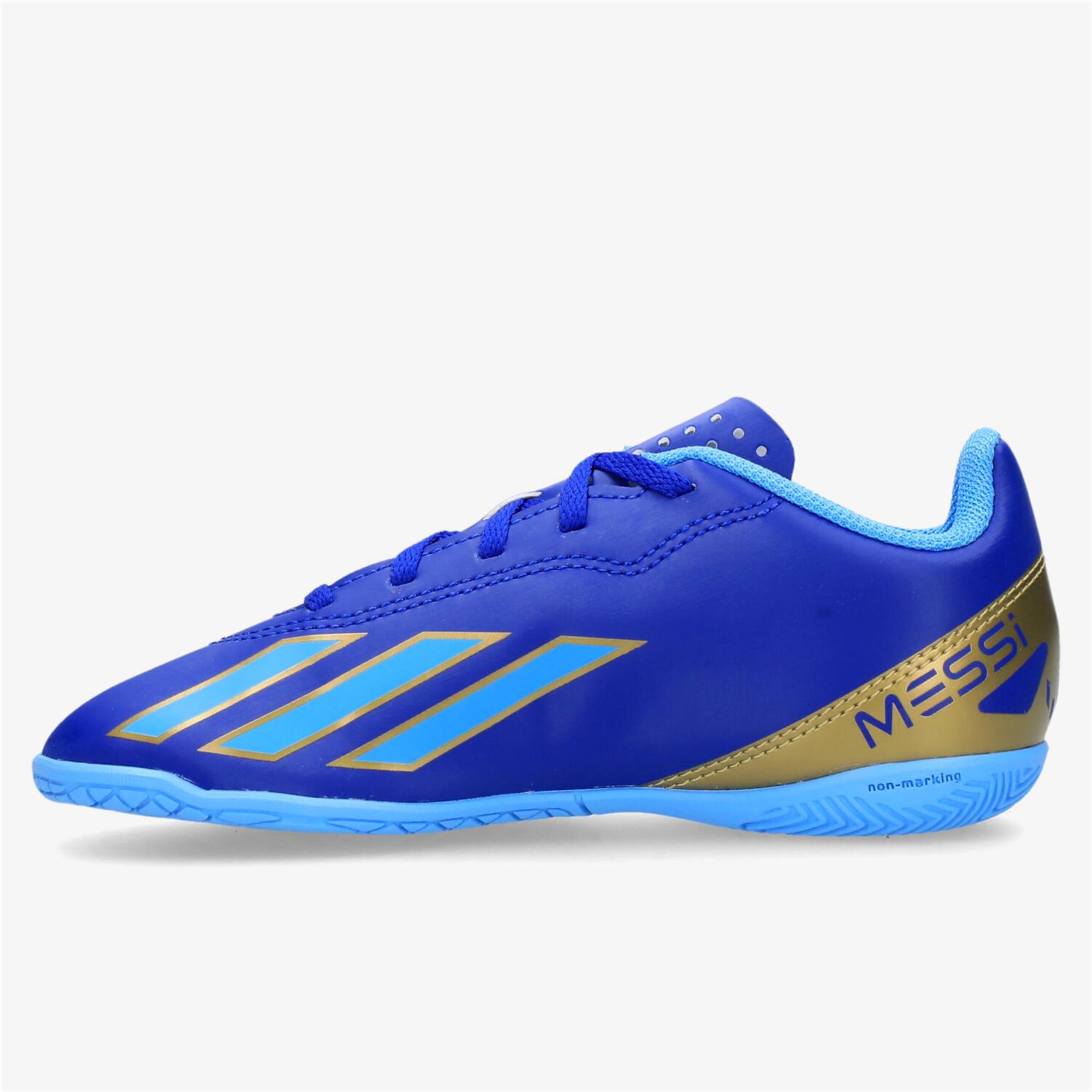 adidas X Crazyfast Club - Azul - Botas Fútbol Sala Niño