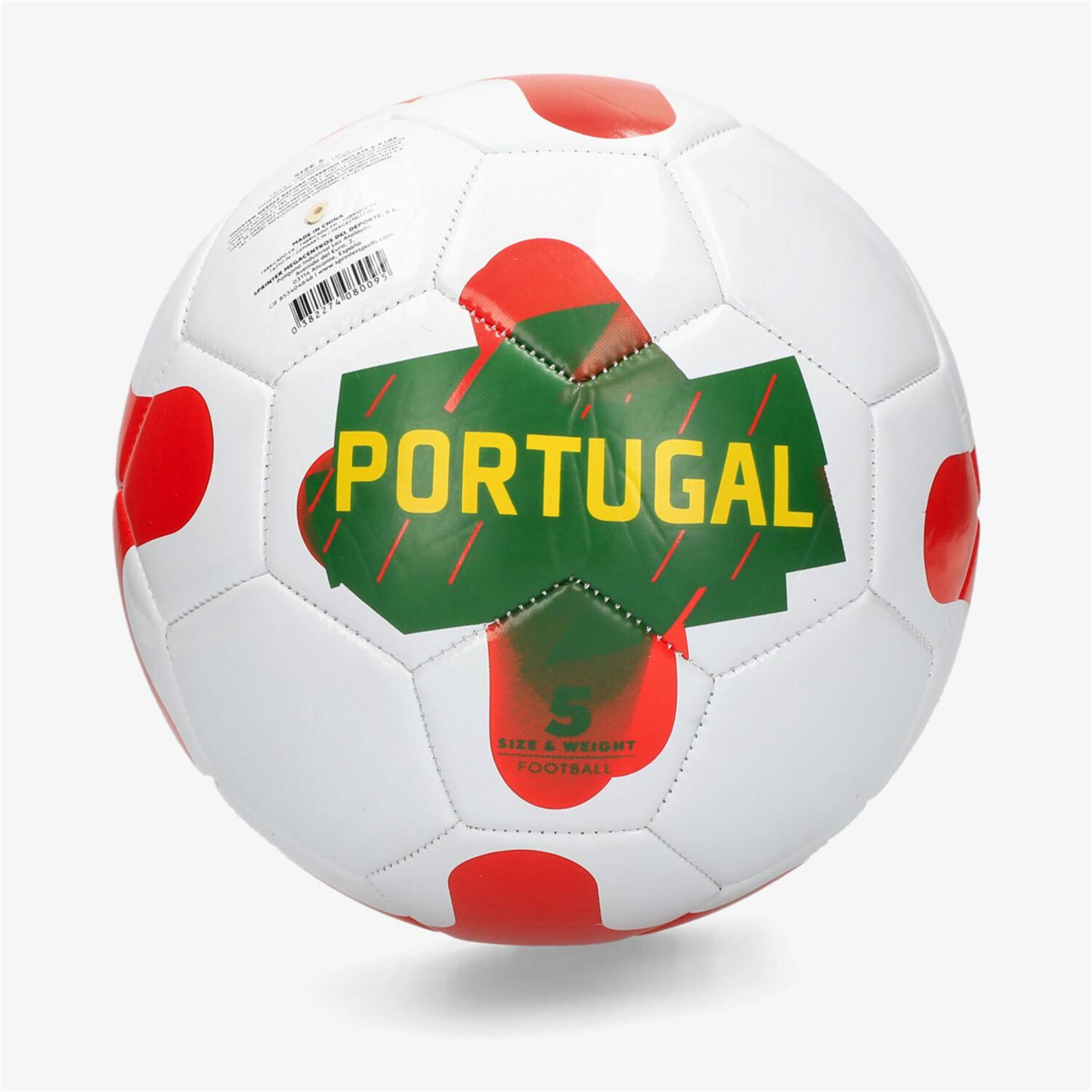 Balón Team Quest Portugal - Rojo - Balón Fútbol