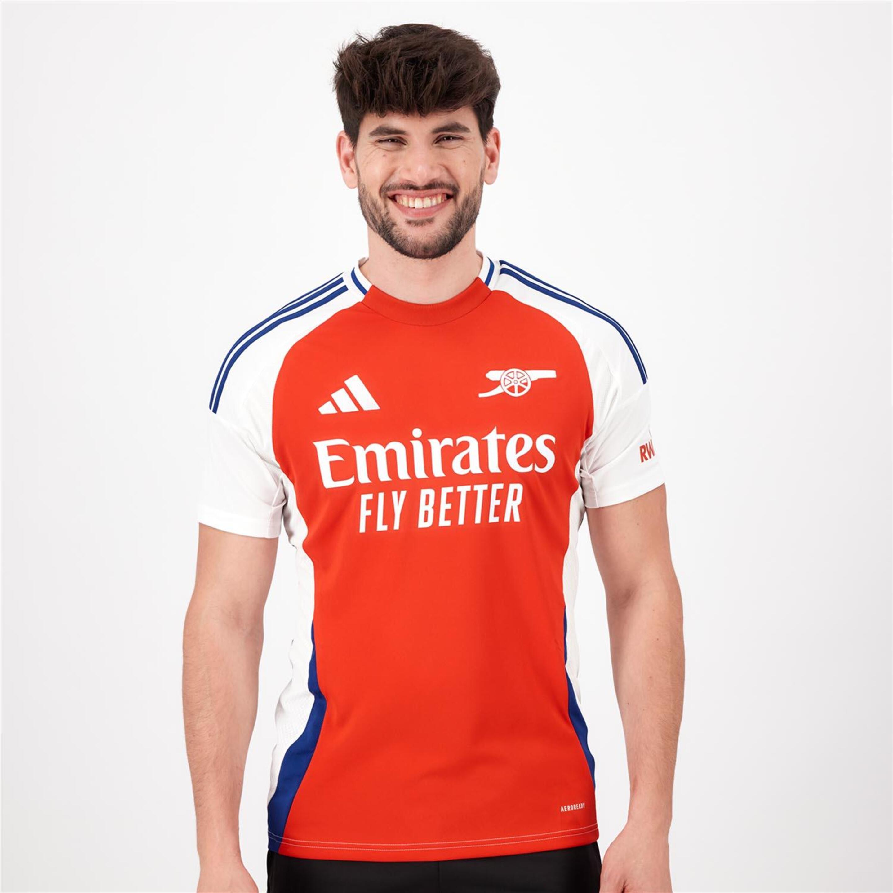 Camiseta Arsenal 1ª Equip. - rojo - Fútbol Hombre