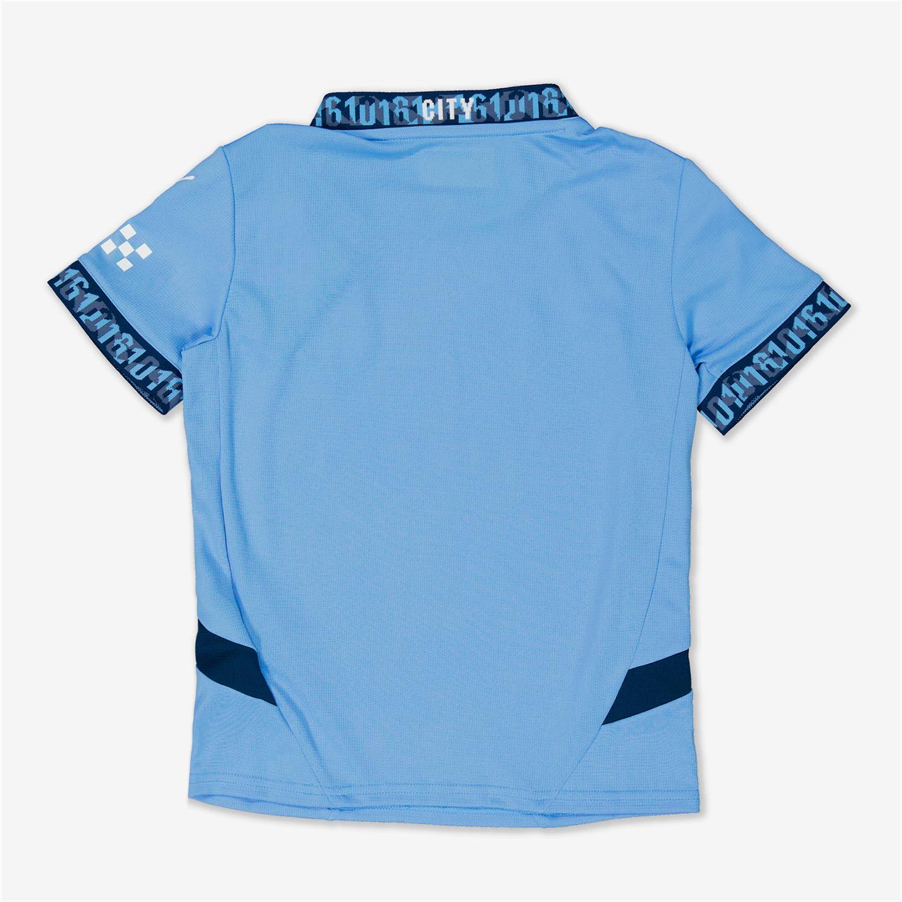 Camiseta Man. City 1ª Equip. - Azul - Fútbol Niños