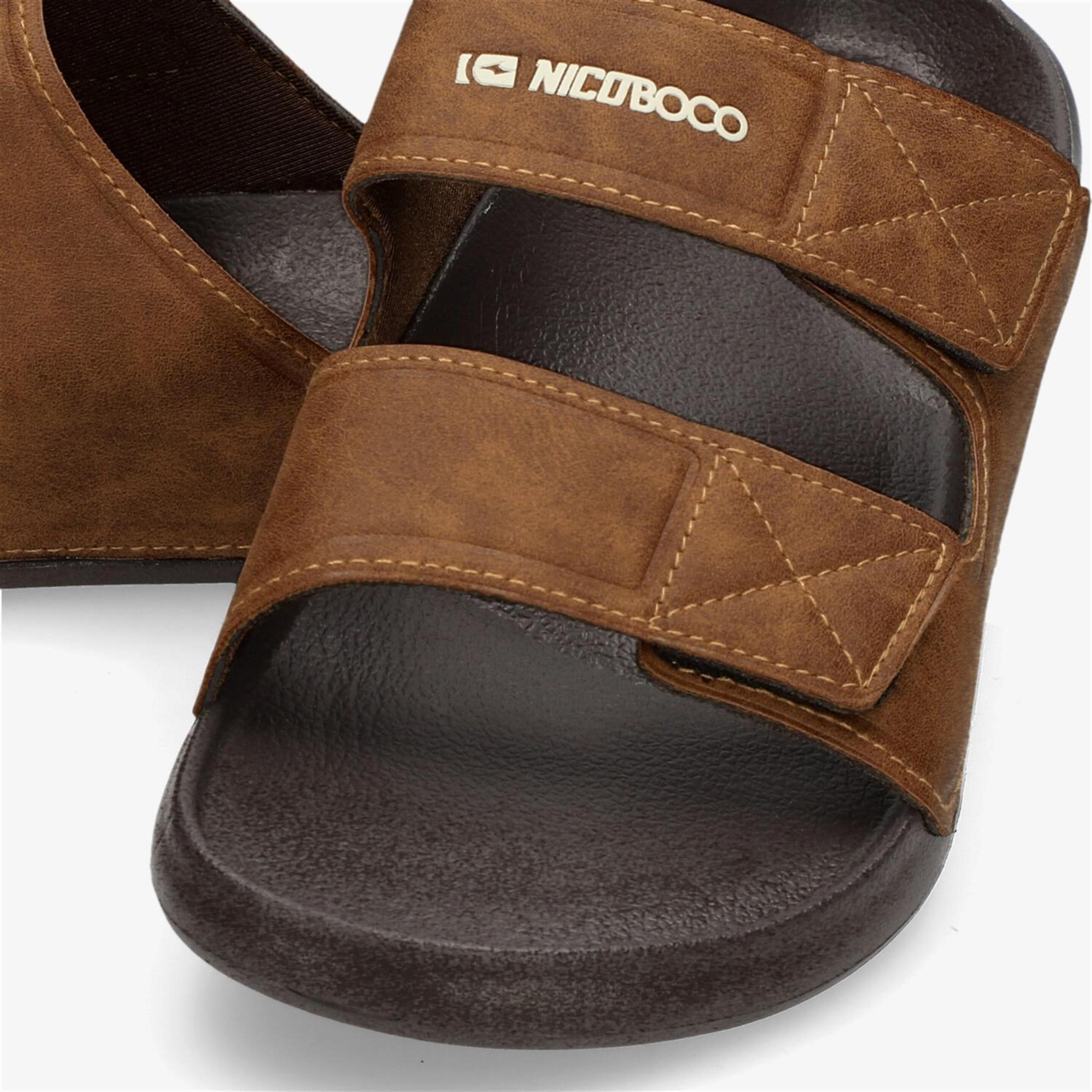 Nicoboco Tester - Negro - Chanclas Velcro Hombre
