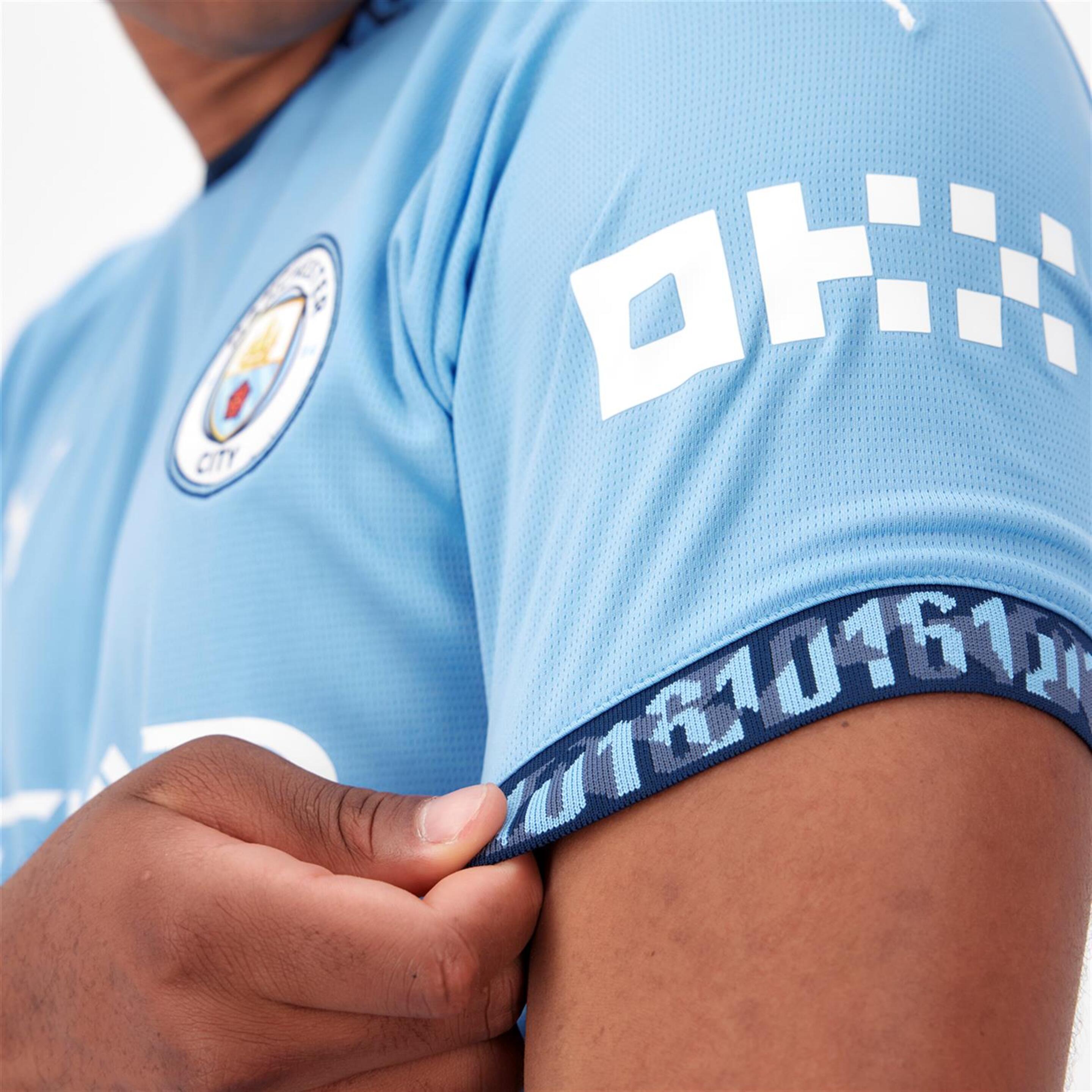 Camiseta Man. City 1ª Equip. - Azul - Fútbol Hombre