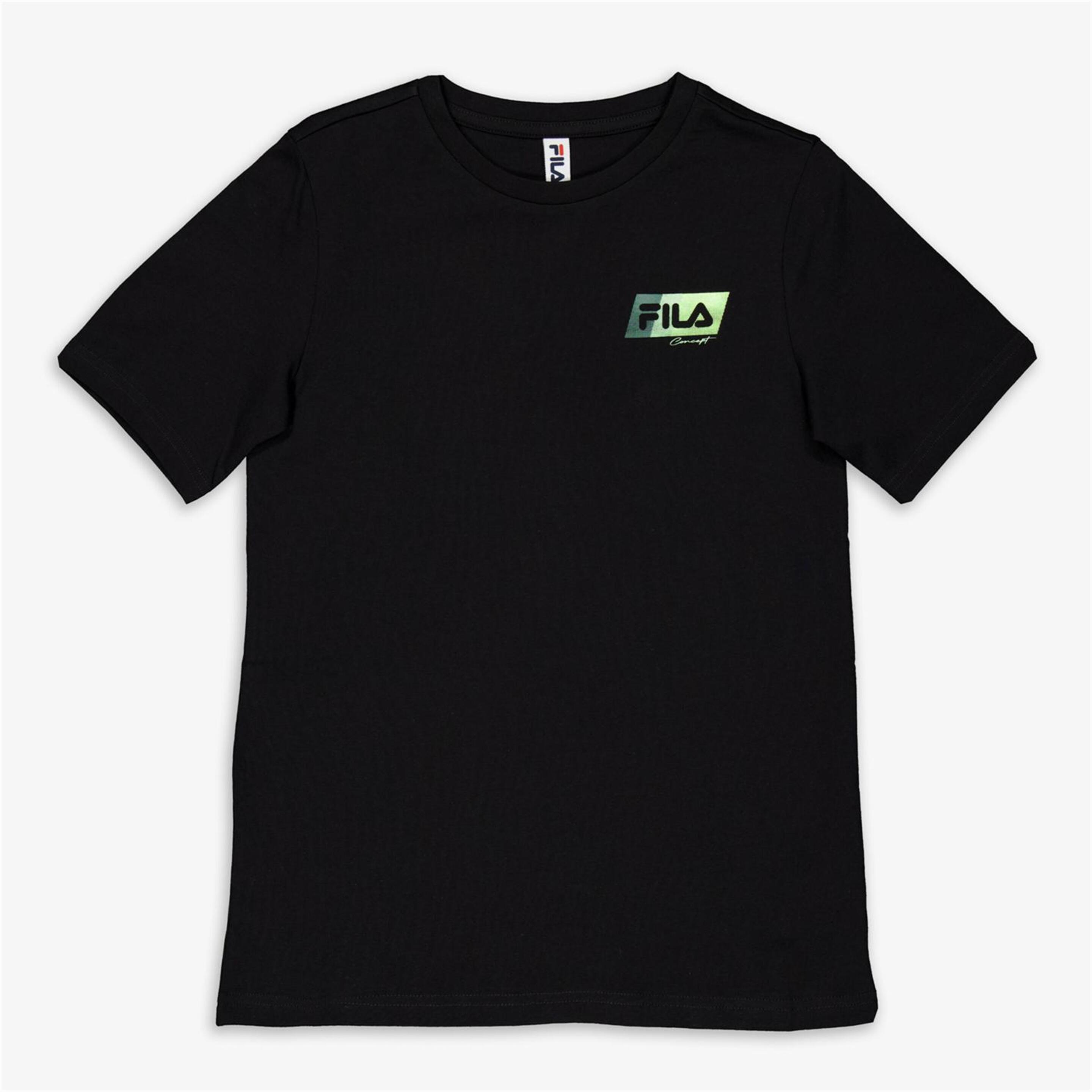 T-shirt Fila - negro - T-shirt Rapaz
