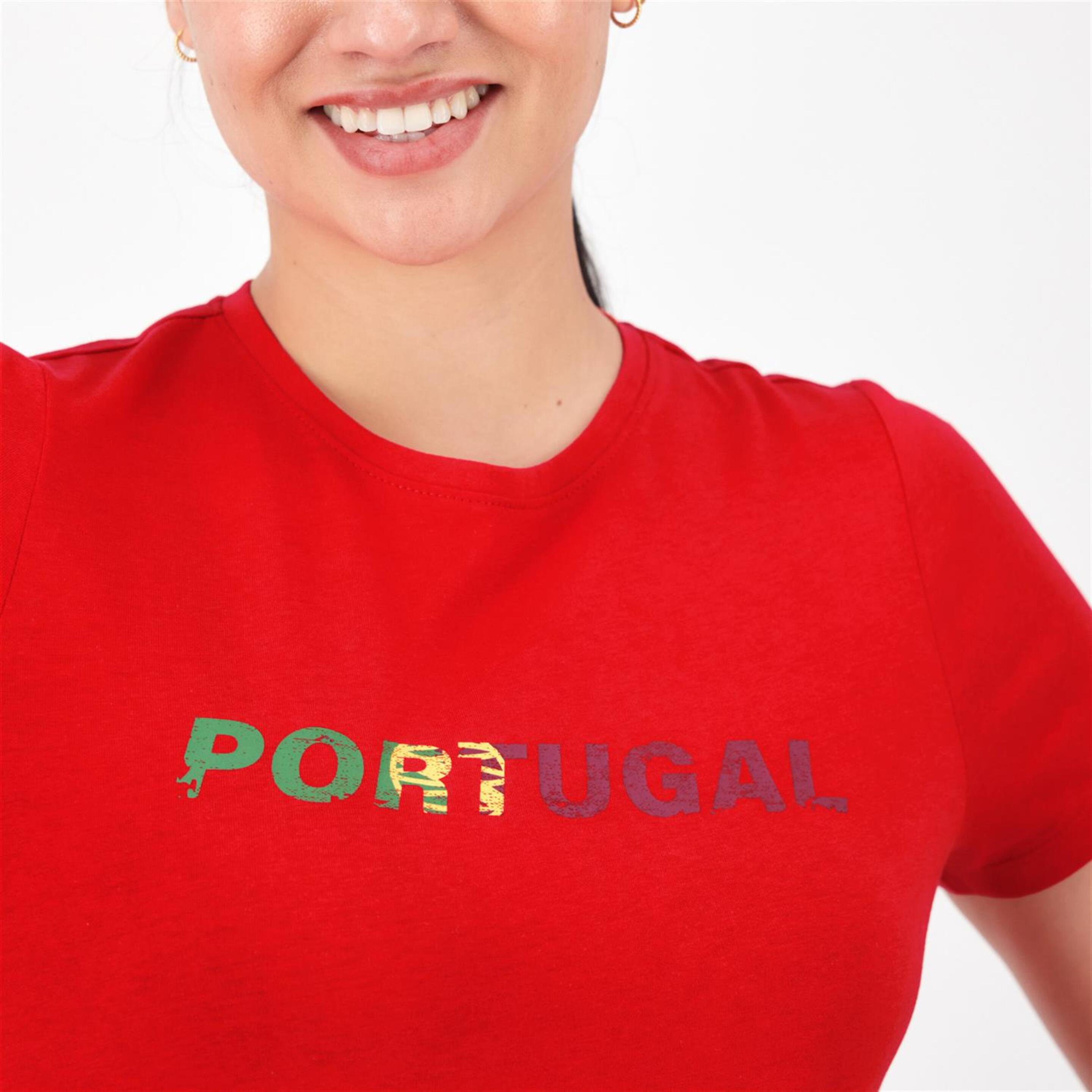 Team Quest Portugal Euro24 - Vermelho - T-shirt Futebol Mulher | Sport Zone