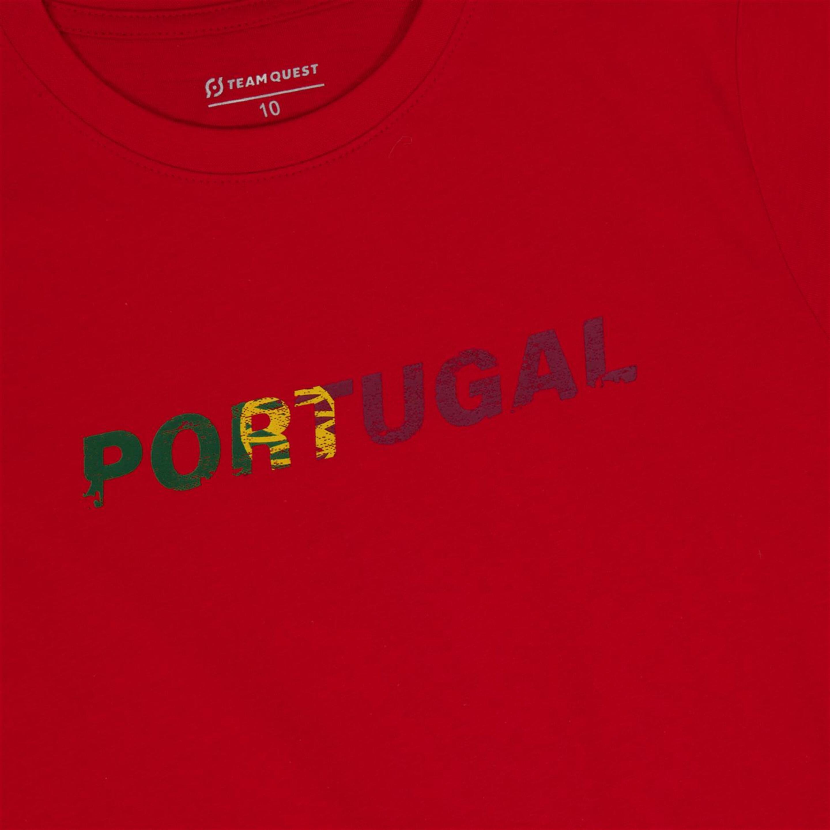 Camiseta Portugal Euro24 - Rojo - Camiseta Fútbol Junior