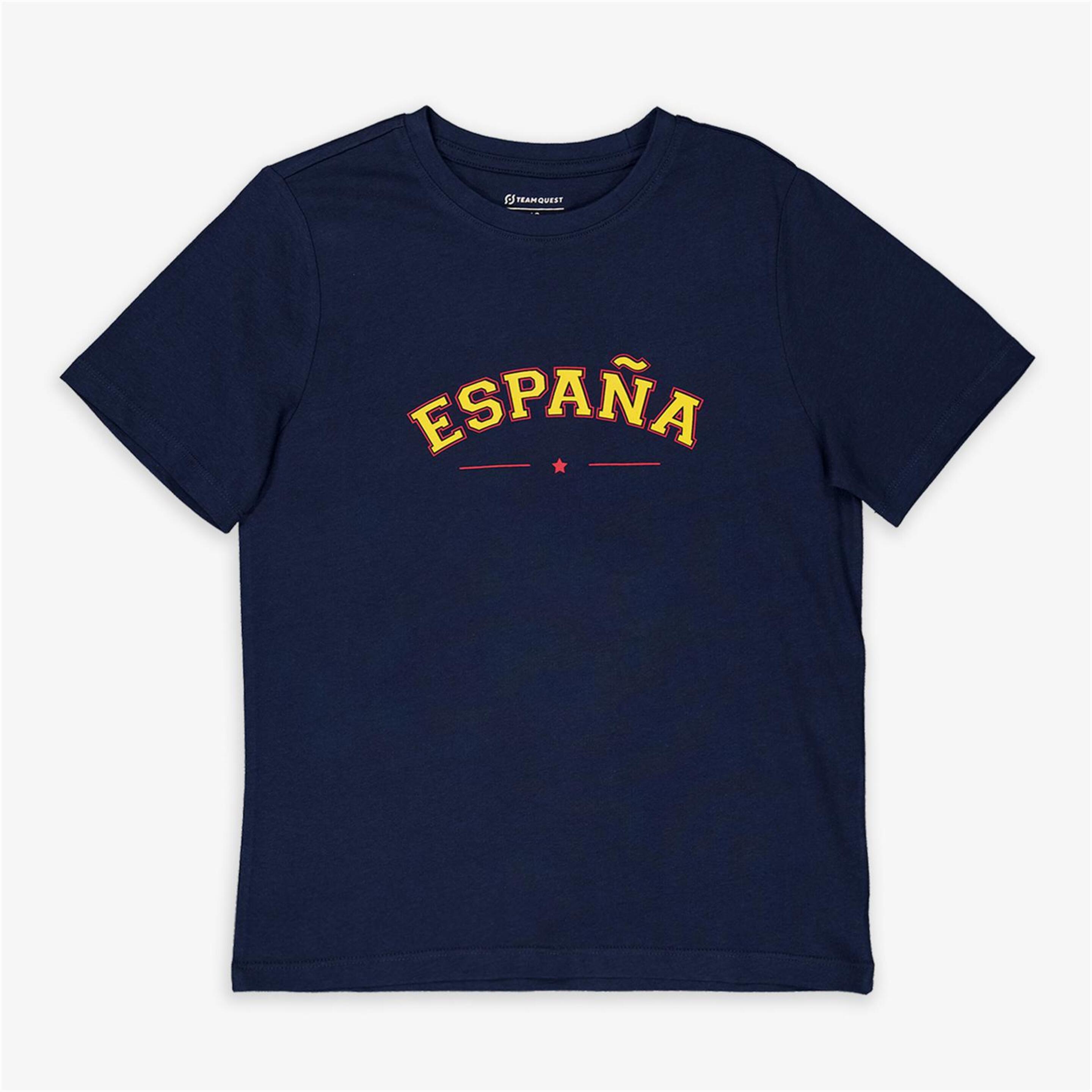 Camiseta España Euro24 - Marino - Camiseta Fútbol Junior