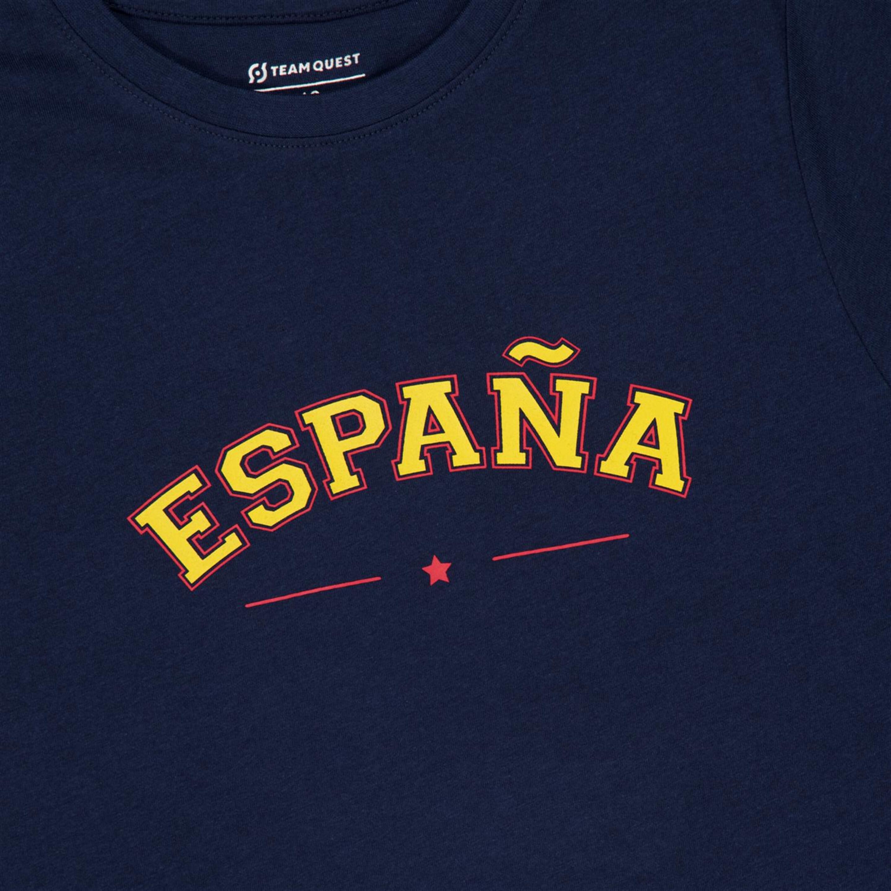 Team Quest Espanha Euro24 - Azul - T-shirt Futebol Júnior | Sport Zone