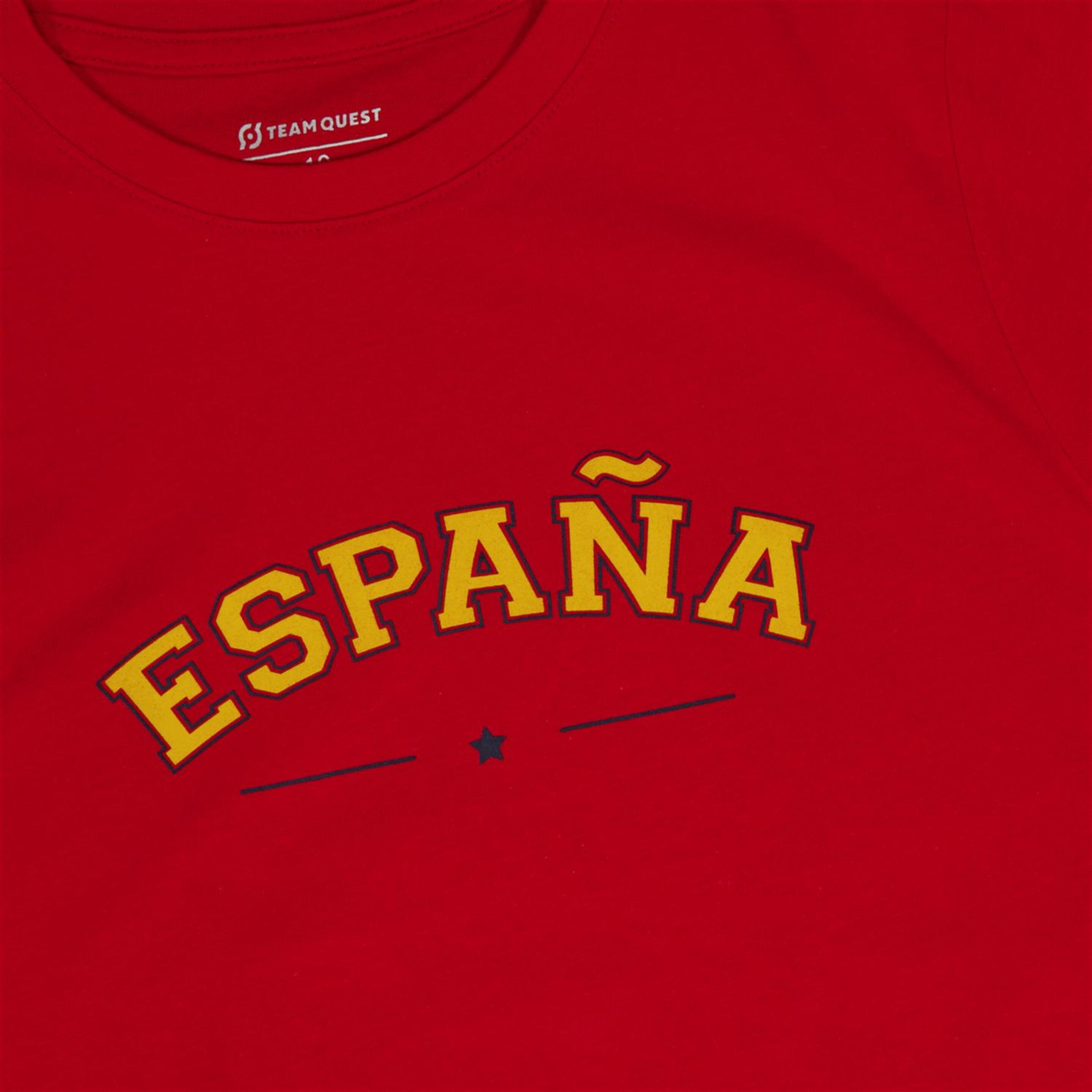 Team Quest Espanha Euro24 - Vermelho - T-shirt Futebol Júnior | Sport Zone