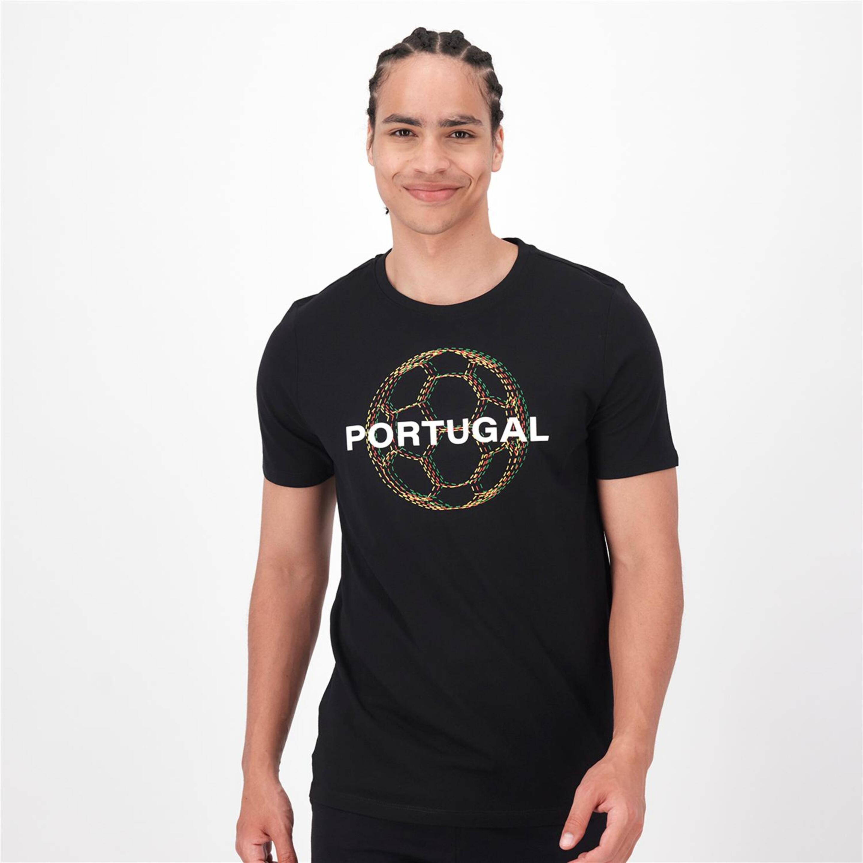 Team Quest Portugal Euro24 - negro - T-shirt Futebol Homem