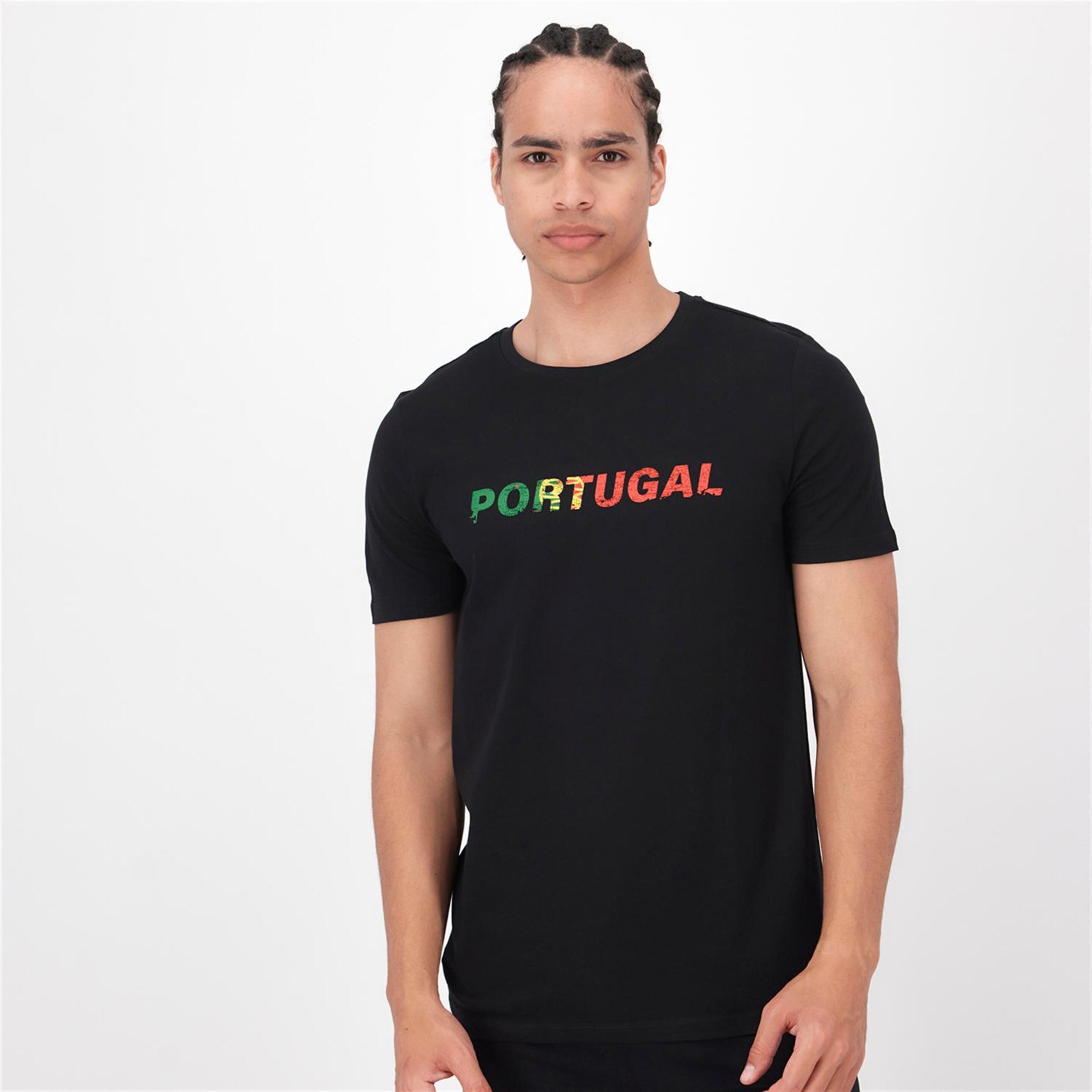 Team Quest Portugal Euro24 - negro - T-shirt Futebol Adulto