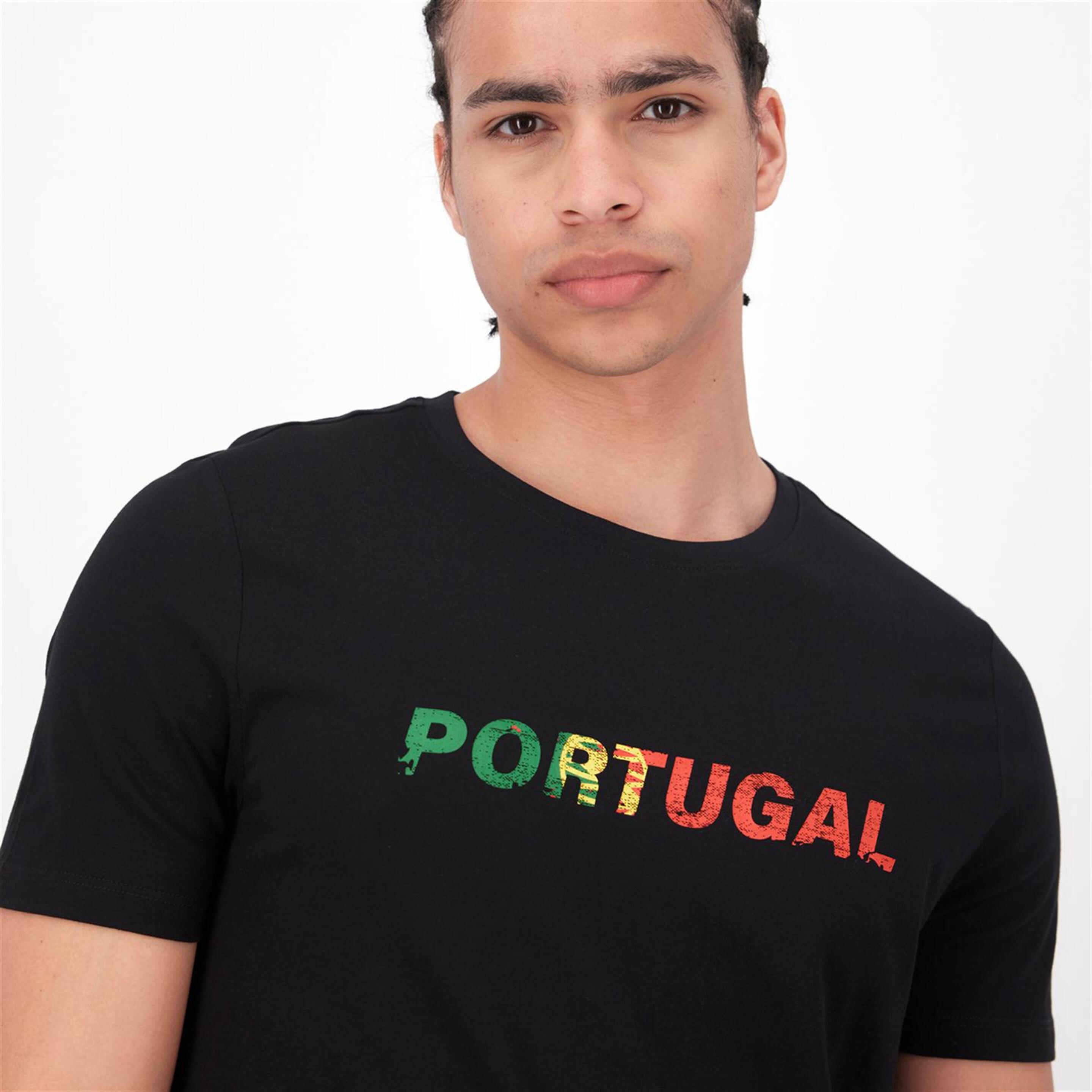 Camiseta Portugal Euro24 - Negro - Camiseta Fútbol Hombre