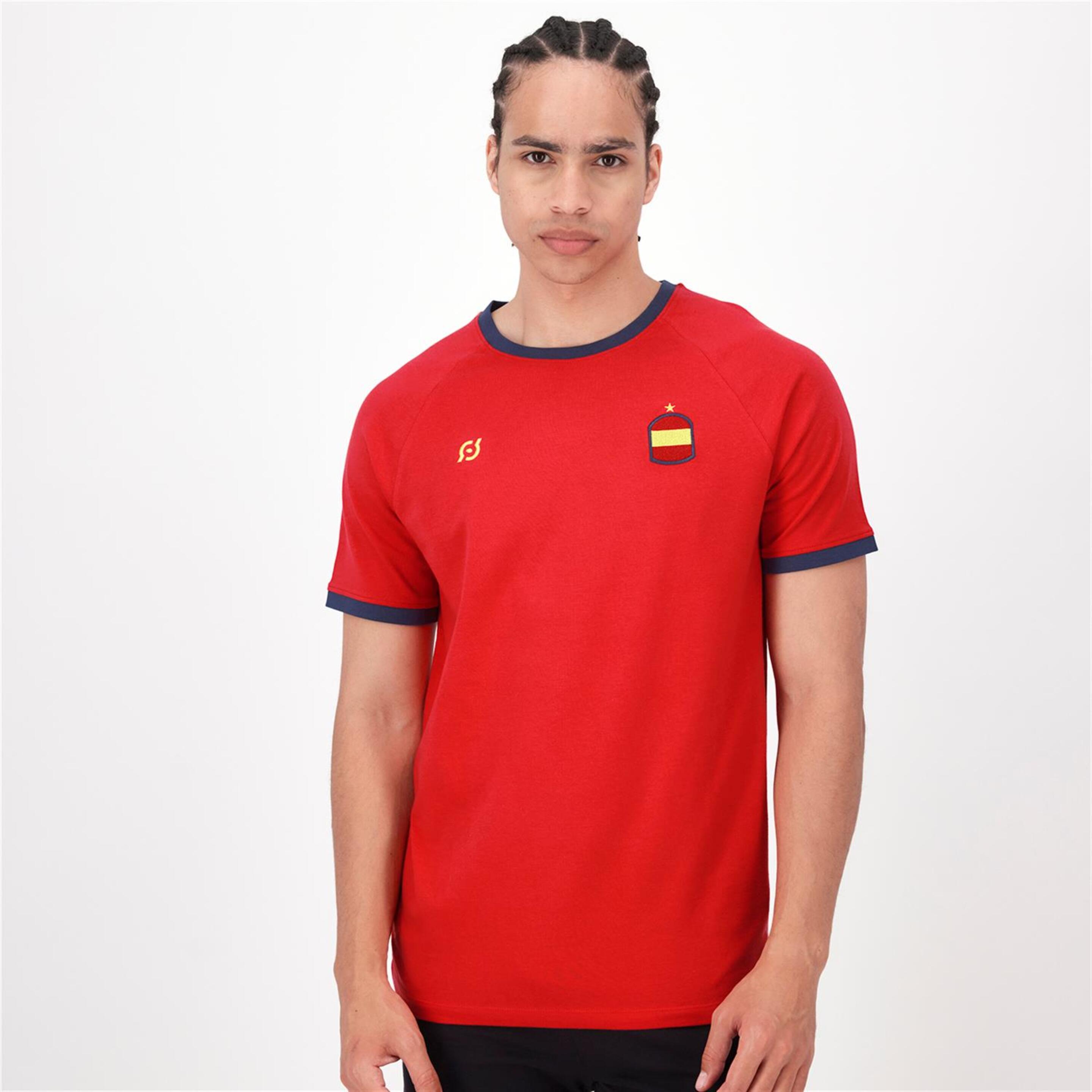 Team Quest Espanha Euro24 - Vermelho - T-shirt Futebol Adulto | Sport Zone