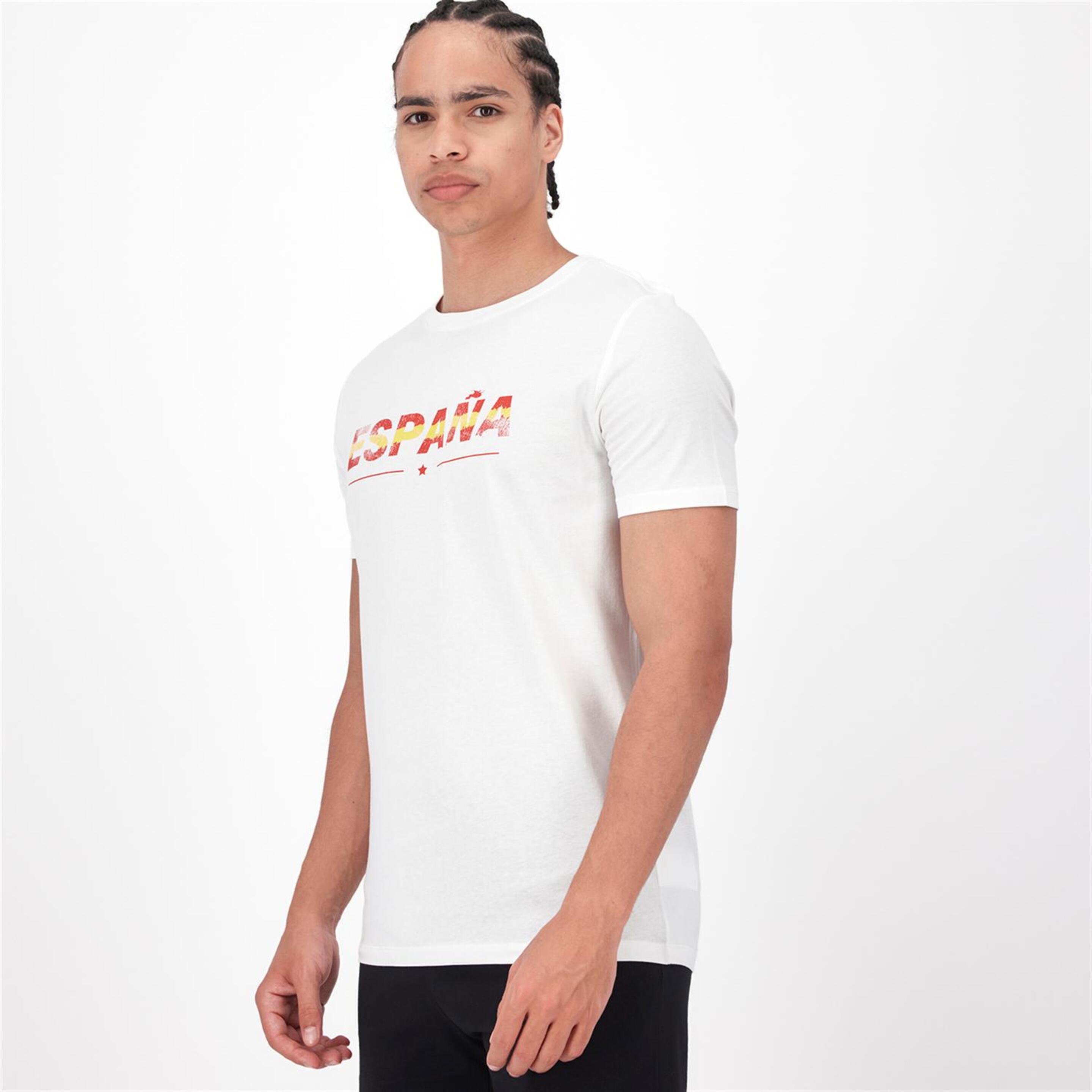 Team Quest Espanha Euro24 - Branco - T-shirt Futebol Adulto | Sport Zone