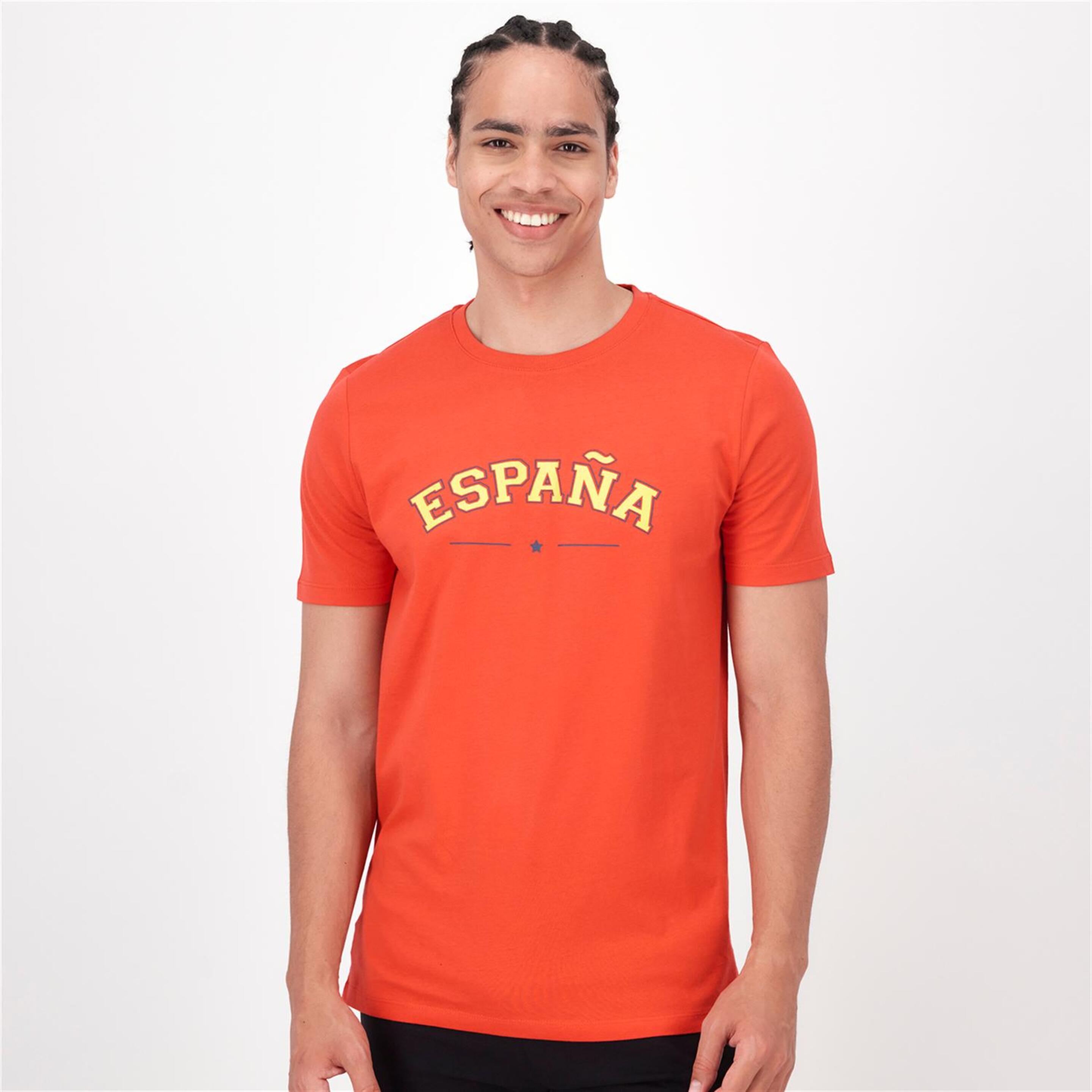 Team Quest Espanha Euro24 - rojo - T-shirt Futebol Adulto
