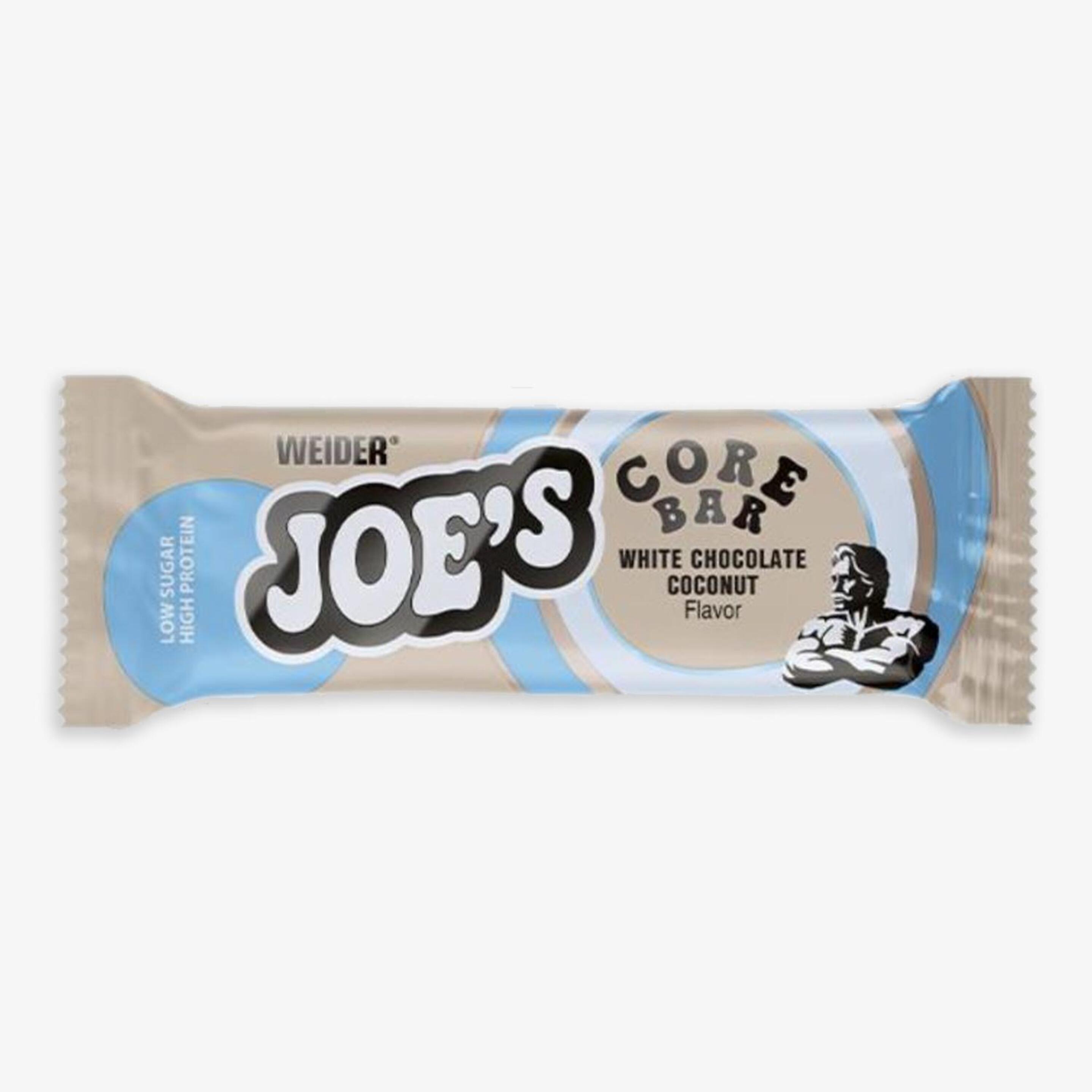 Weider Joe Core - U - Barrita Energética Choco Blanco 50 Gr.