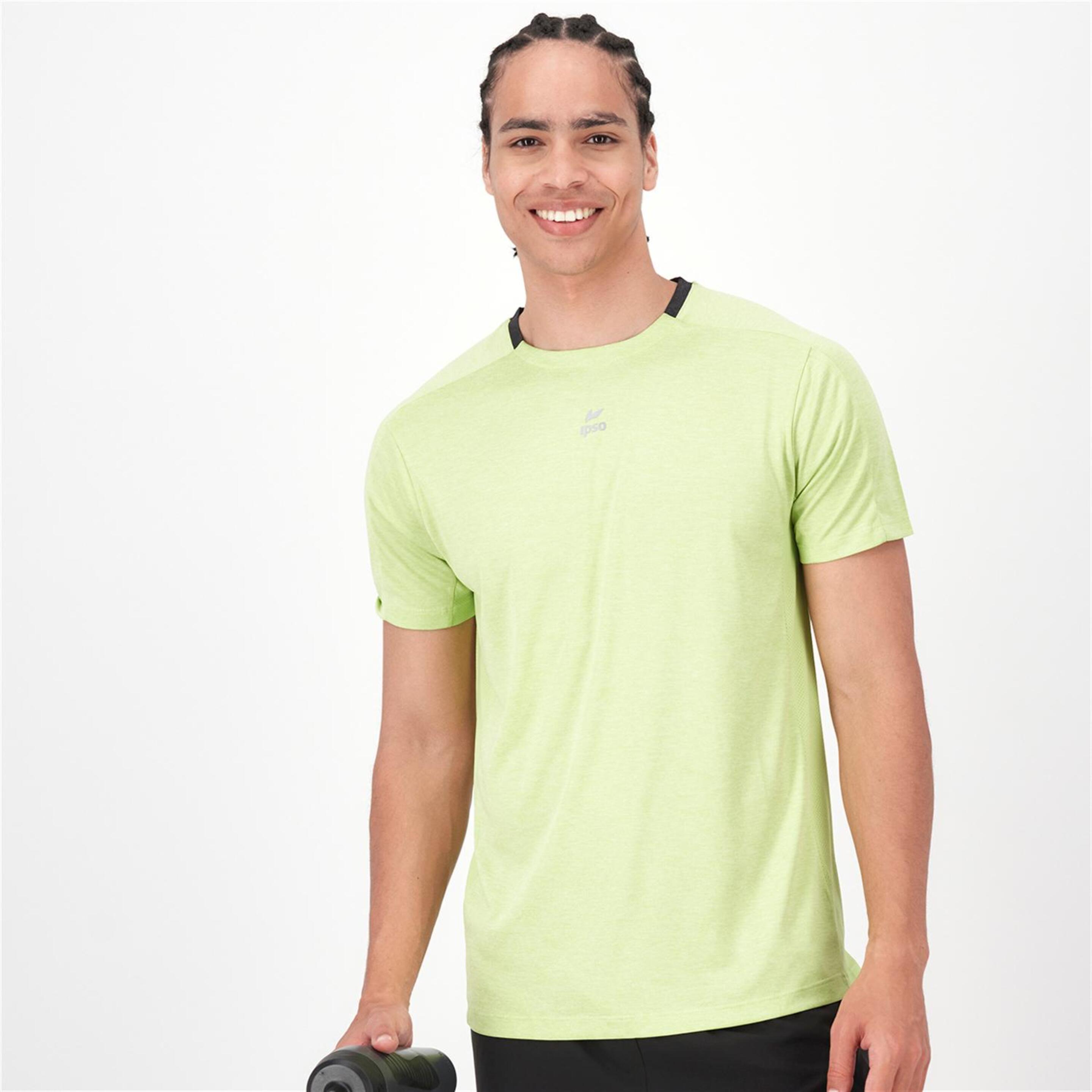 Ipso Combi - verde - T-shirt Running Homem