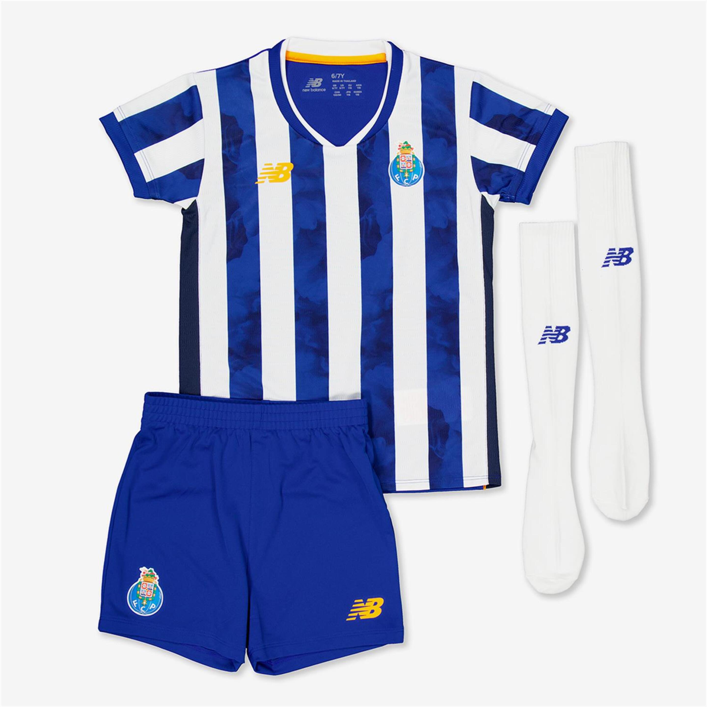 Conjunto 1º Equip. Fc Porto - azul - Futebol Criança