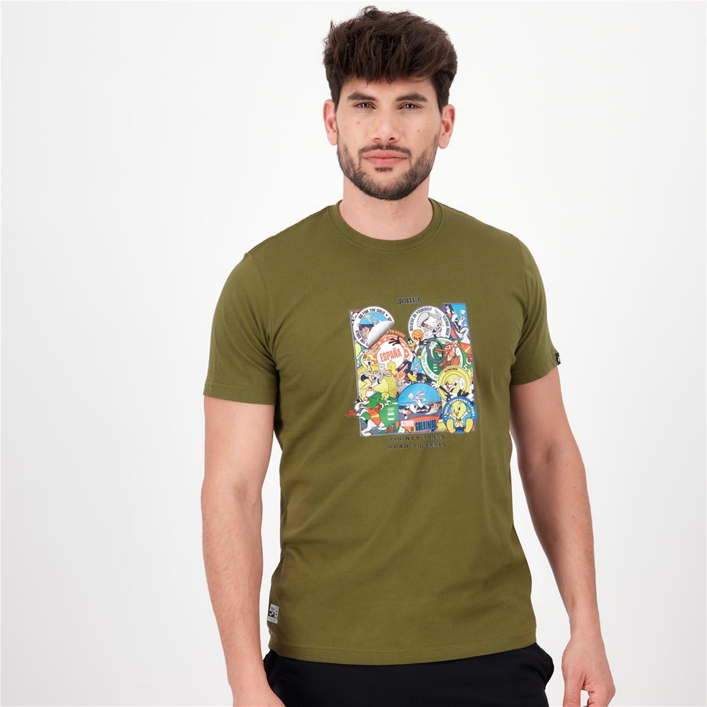 Joma Jjoo - verde - Camiseta Hombre Looney Tunes