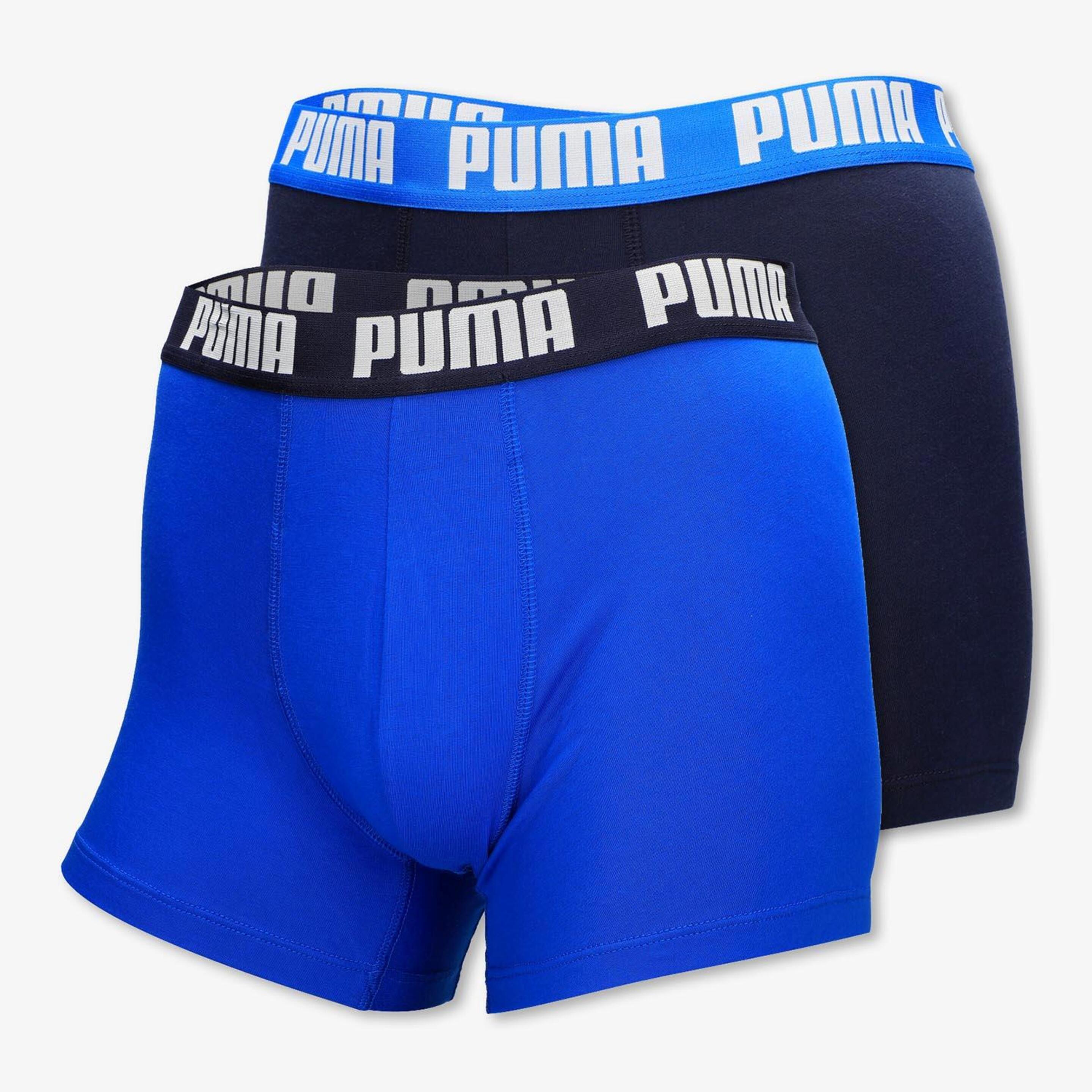 Puma Basic - azul - Calzoncillos Bóxer Hombre