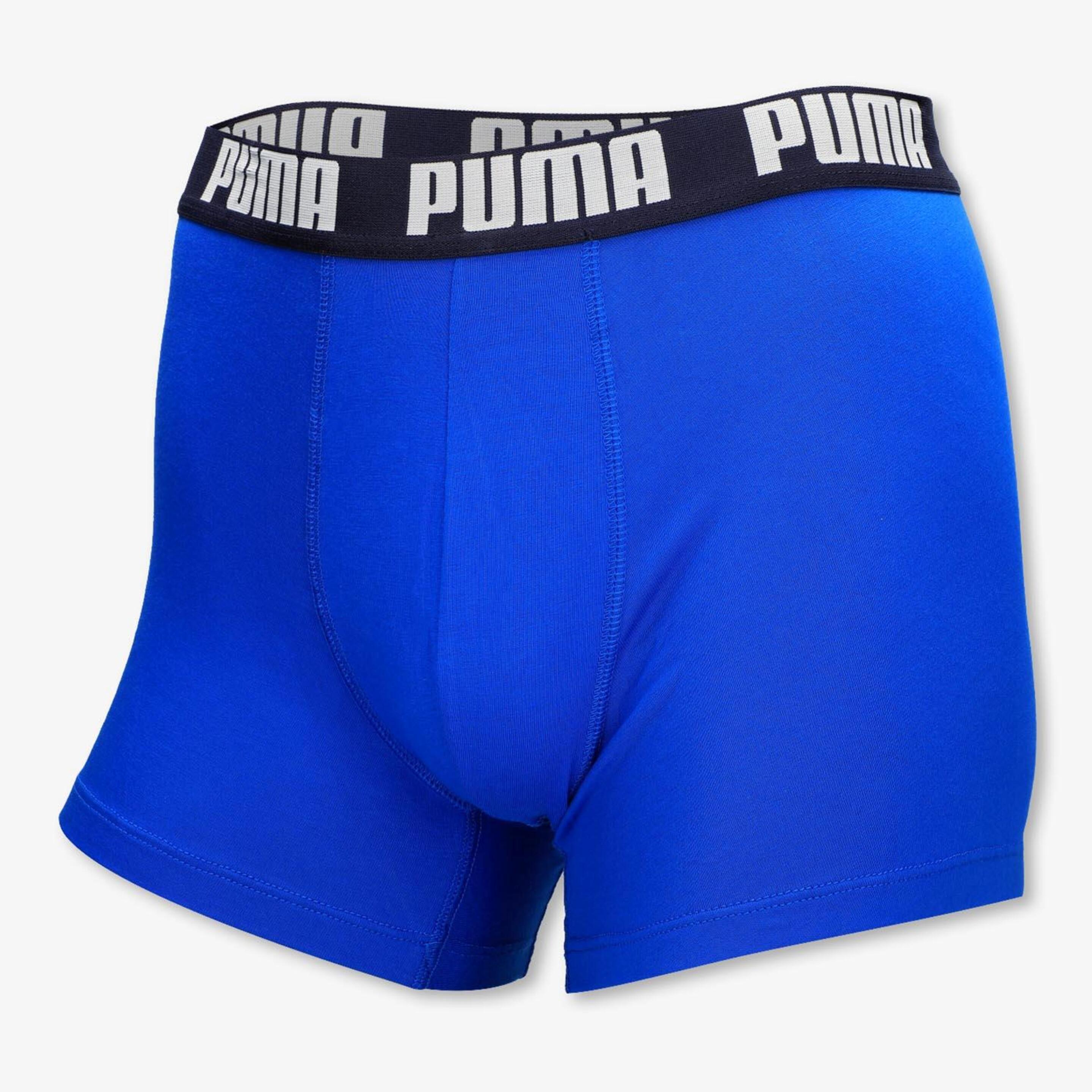 Puma Basic - Azul - Calzoncillos Bóxer Hombre