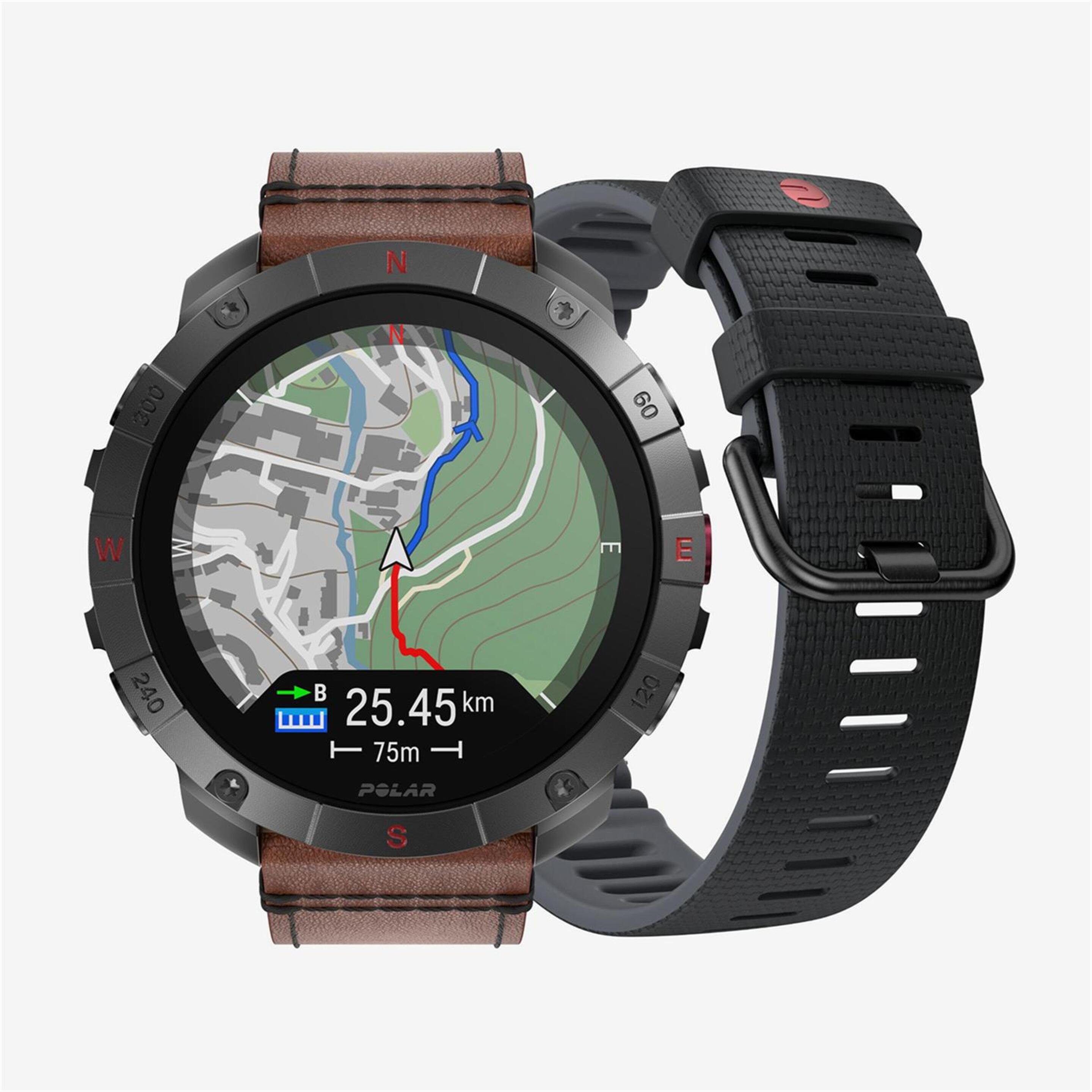 Polar Grit X2 Pro Ml - marron - Smartwatch Running